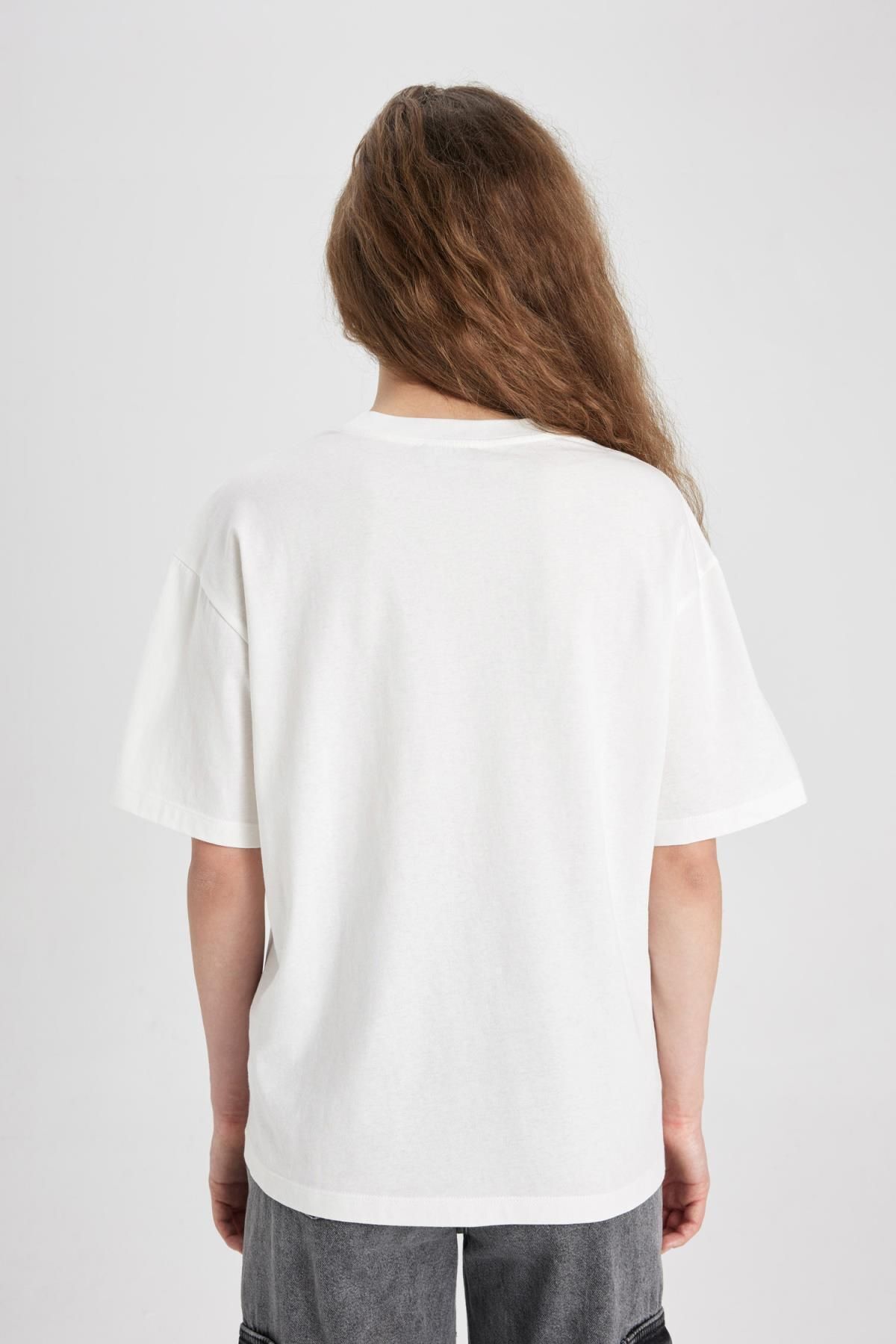 تی شرت زنانه دفاکتو | C5956AX24SM Defacto - Image 6