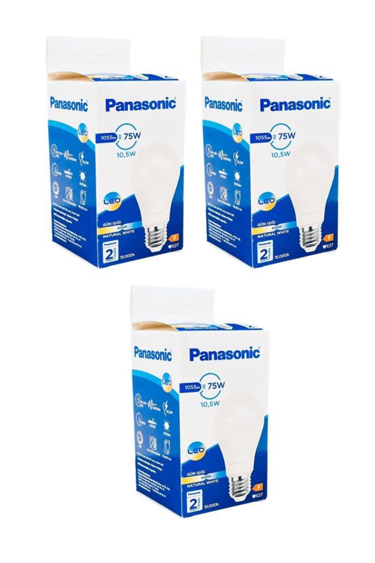 10.5W (75W) Led Bulb 4000K- Daylight - 3pcs