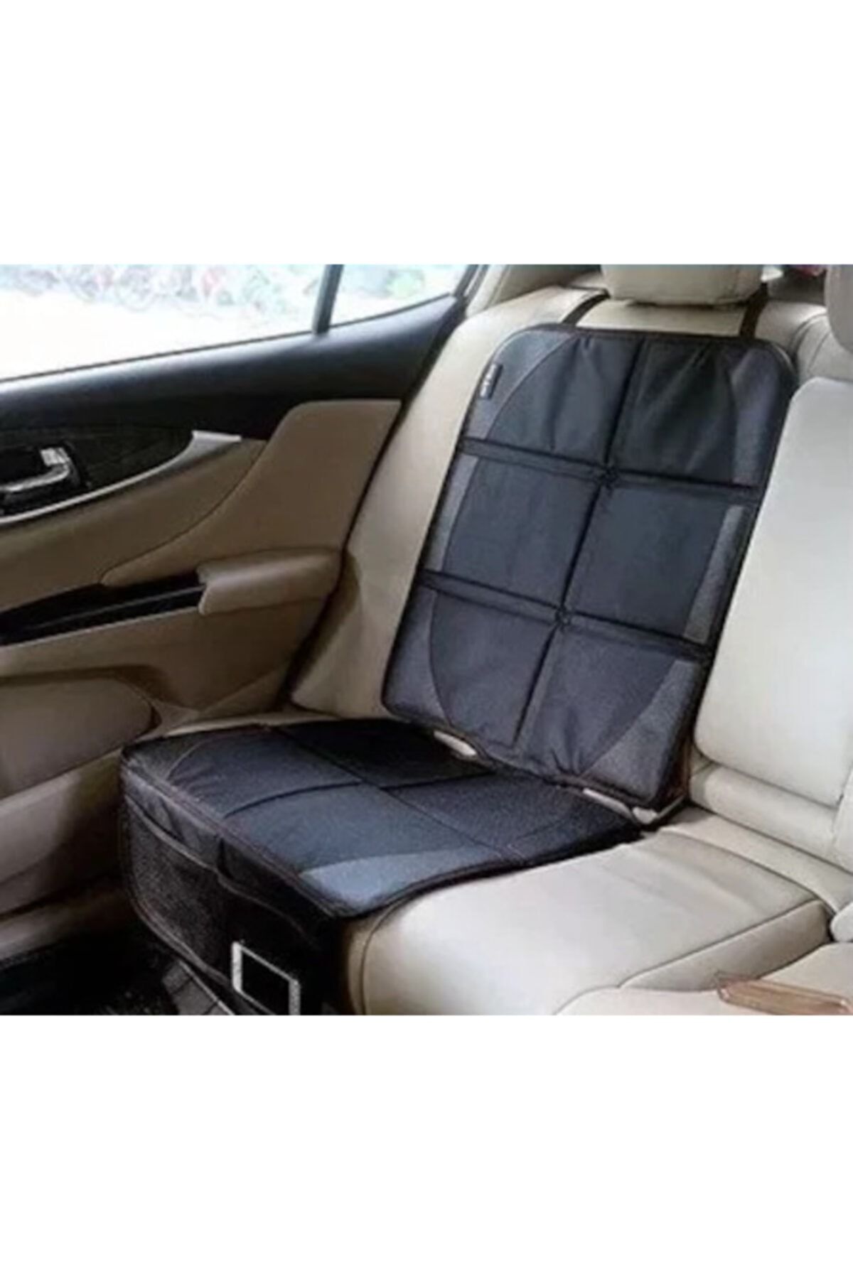 MasterCar Isofix Uyumlu Oto Koltuk Minderi Koltuk Koruyucu Minder Bebek Bakım Çantası Organizer Gözlü