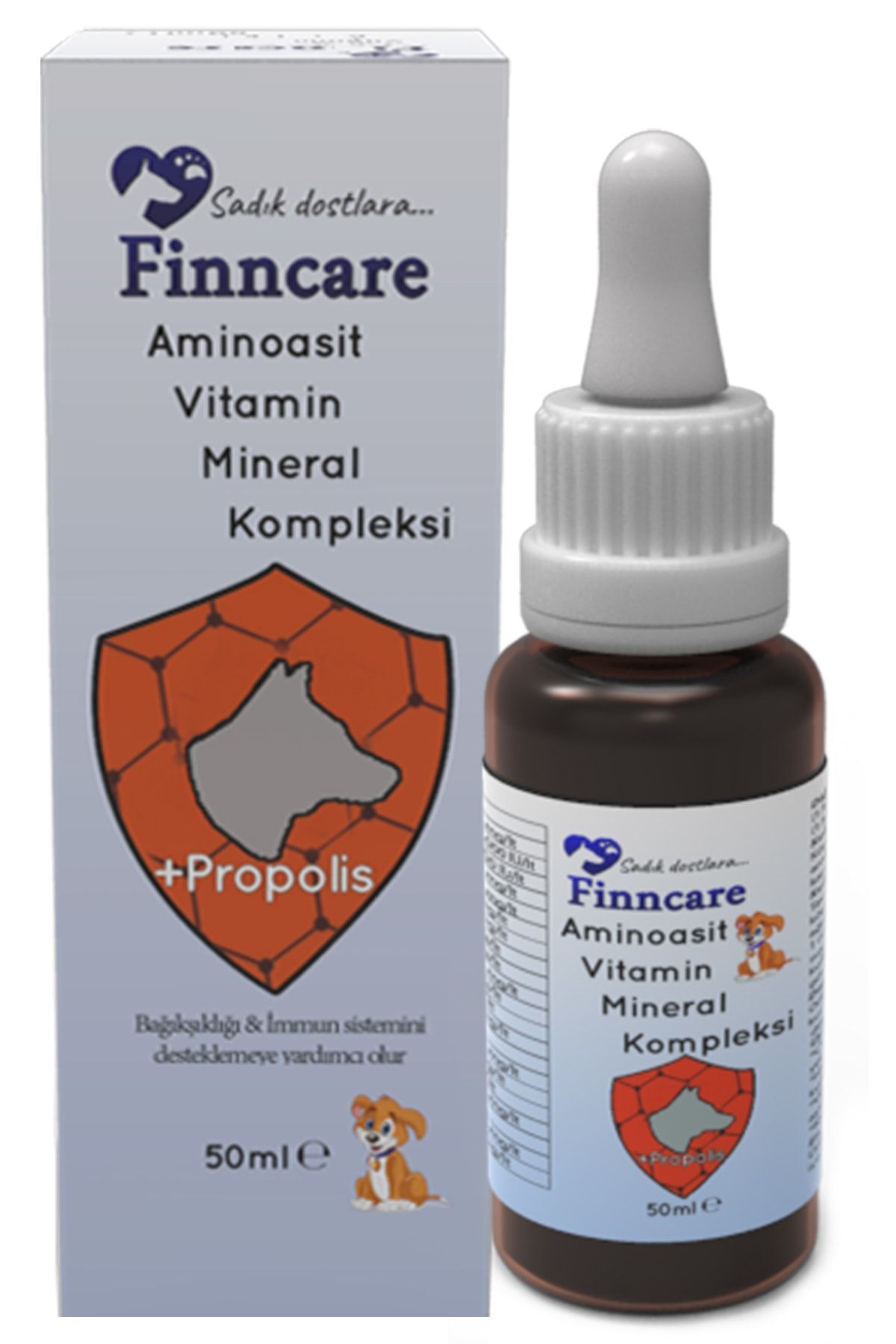 FİNNCARE Kedi Köpek Ve Kuşlar Için Aminoasit Vitamin Mineral Kompleksi