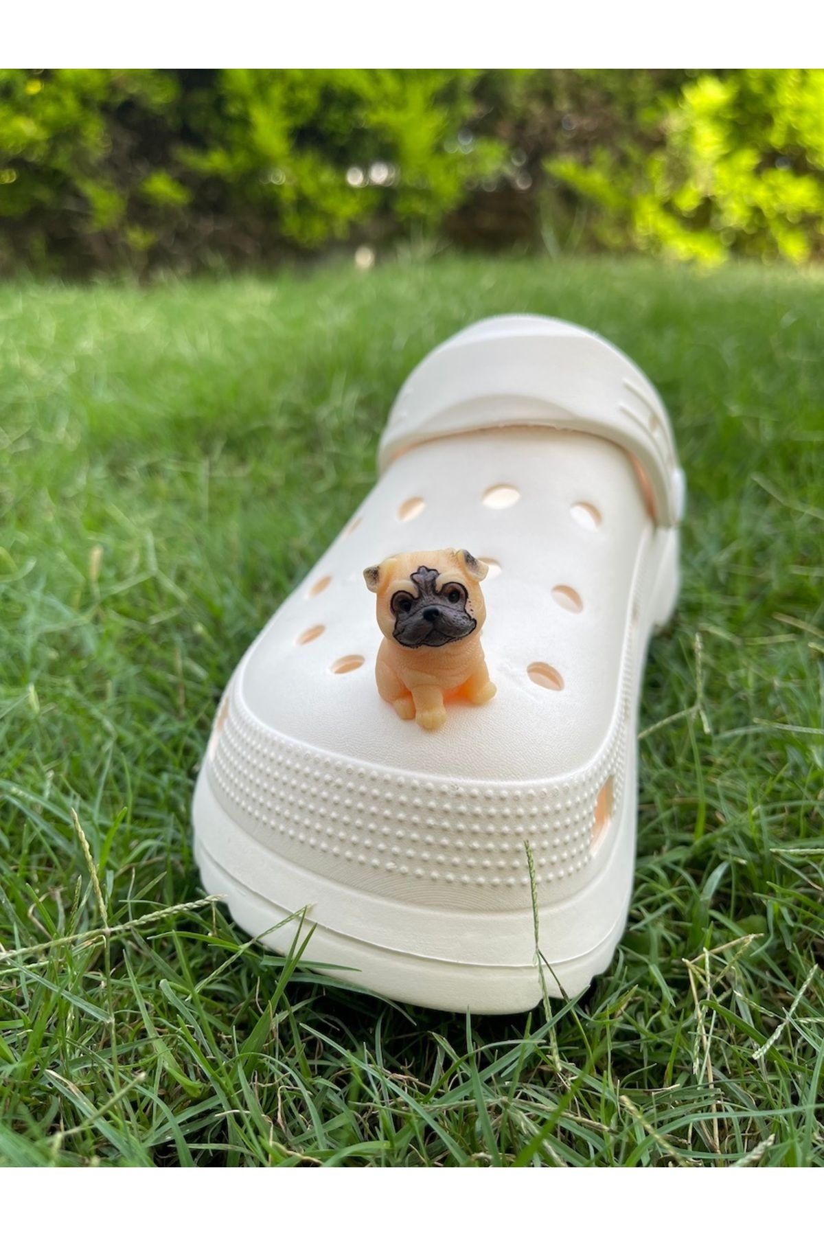 Crocs Pug Kopek Crocs Terlik Susu Uc Boyutlu Kopekli 3D Crocs Charm Jibbitz Fiyat Yorumlar Trendyol