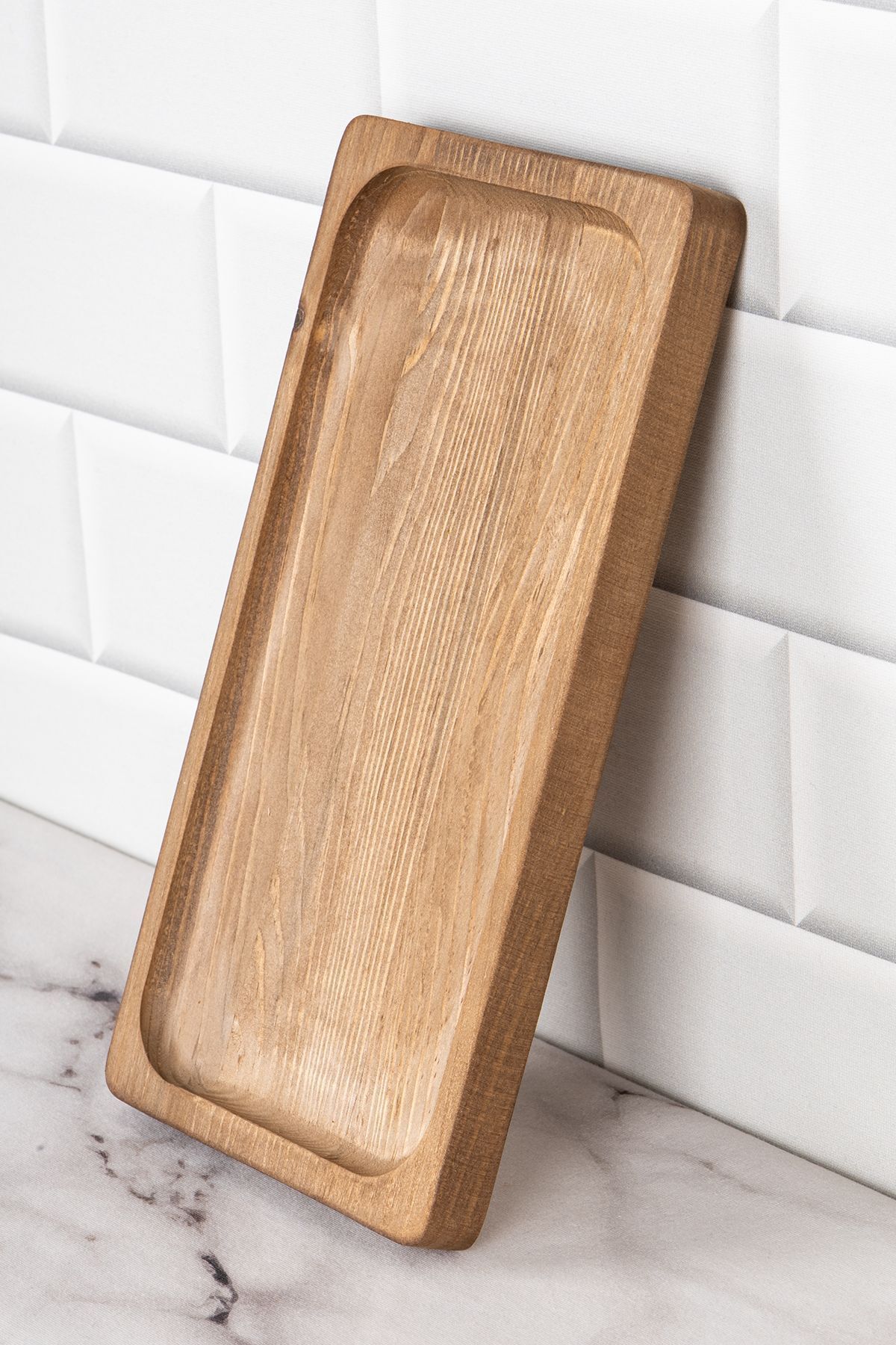 DNS HOME-Natural Wooden Presentation Board Presentation Serving Plate Snack Serving Holder 2