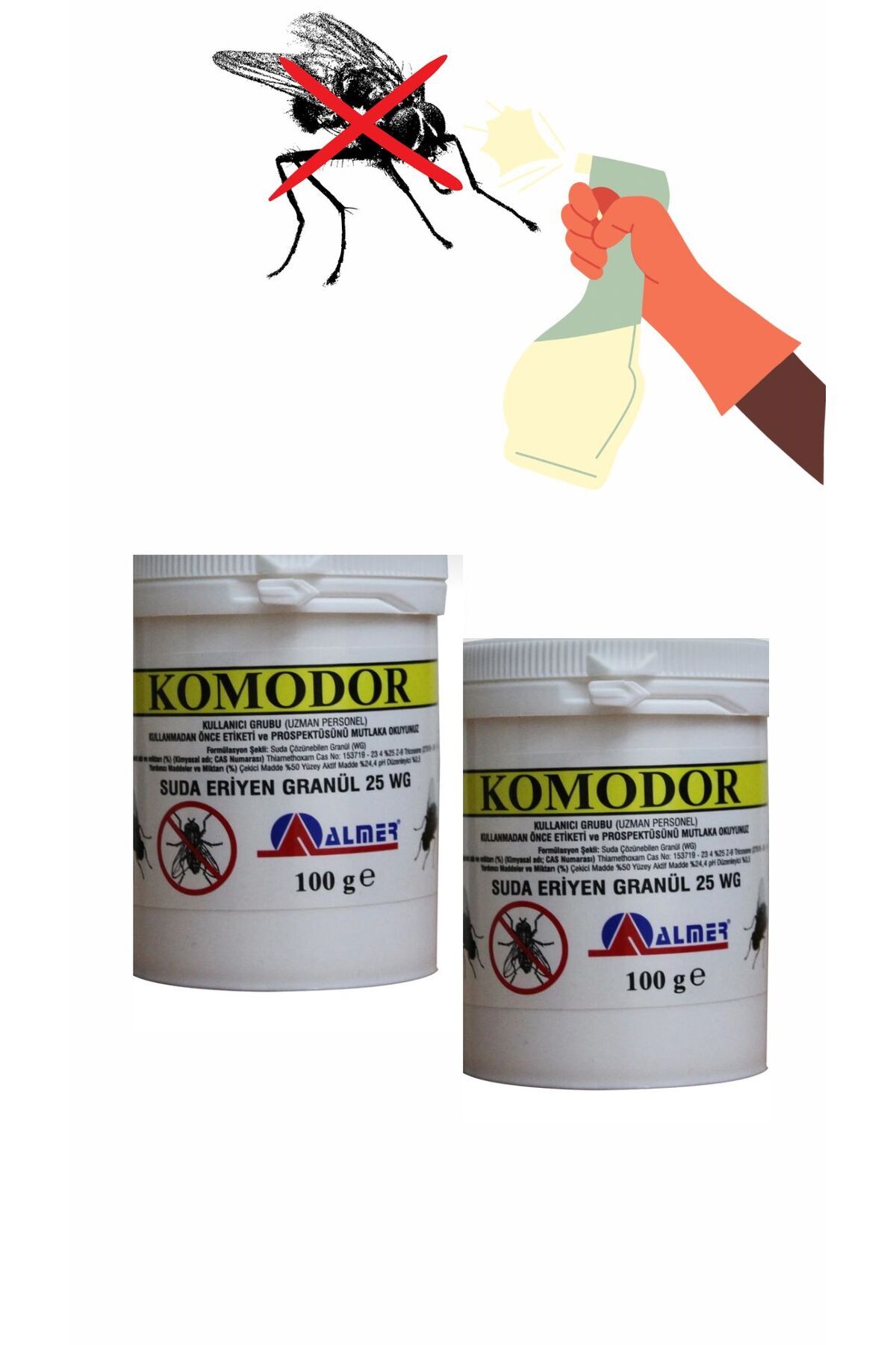 almer KOMODOR 2'Lİ SİNEK İLACI