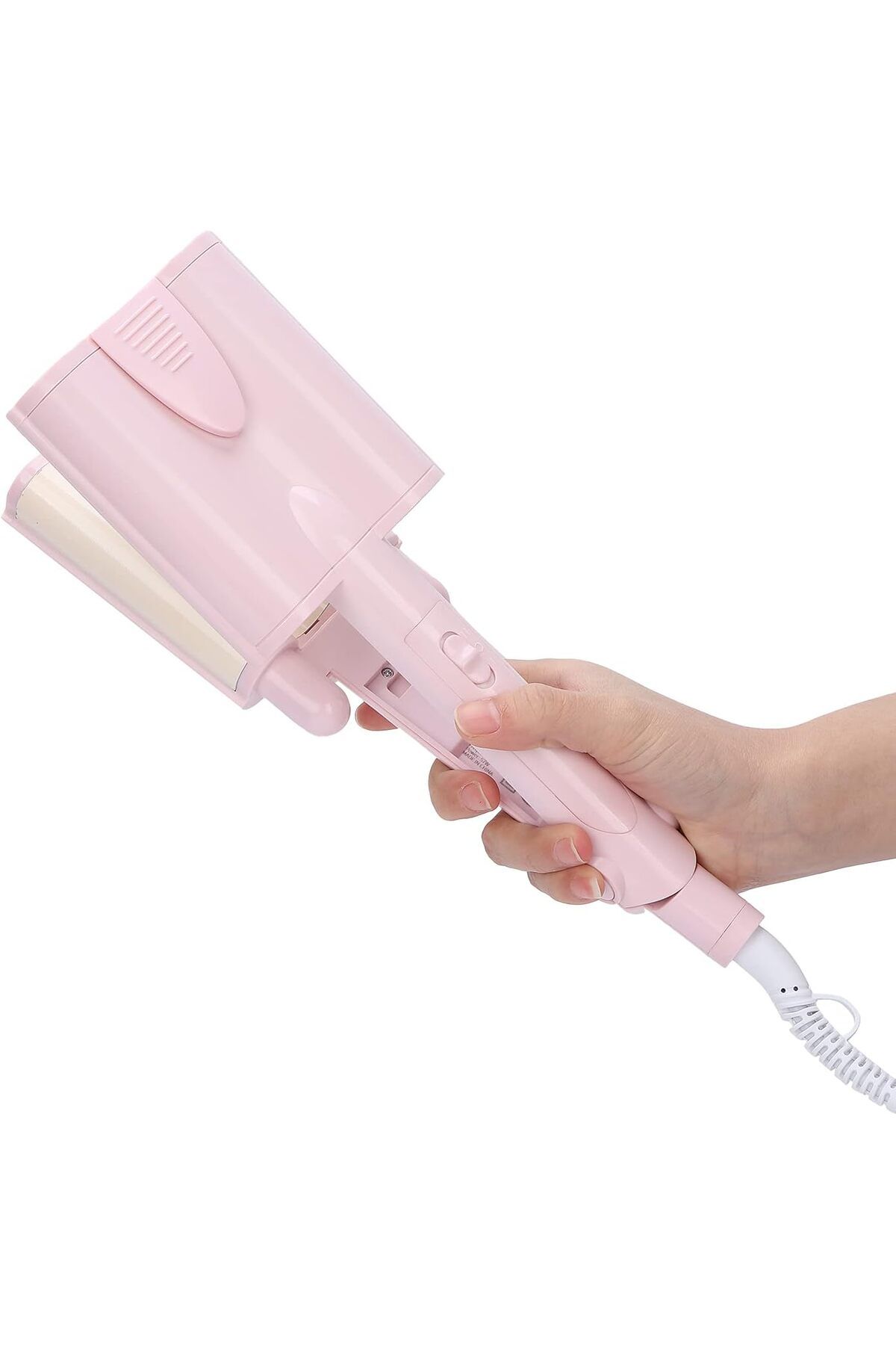 DEMPOWER-3 Barrel Curling Iron Hair Waver - Triple Barrel Hair Curler and Beach Waves Curling Wand 4