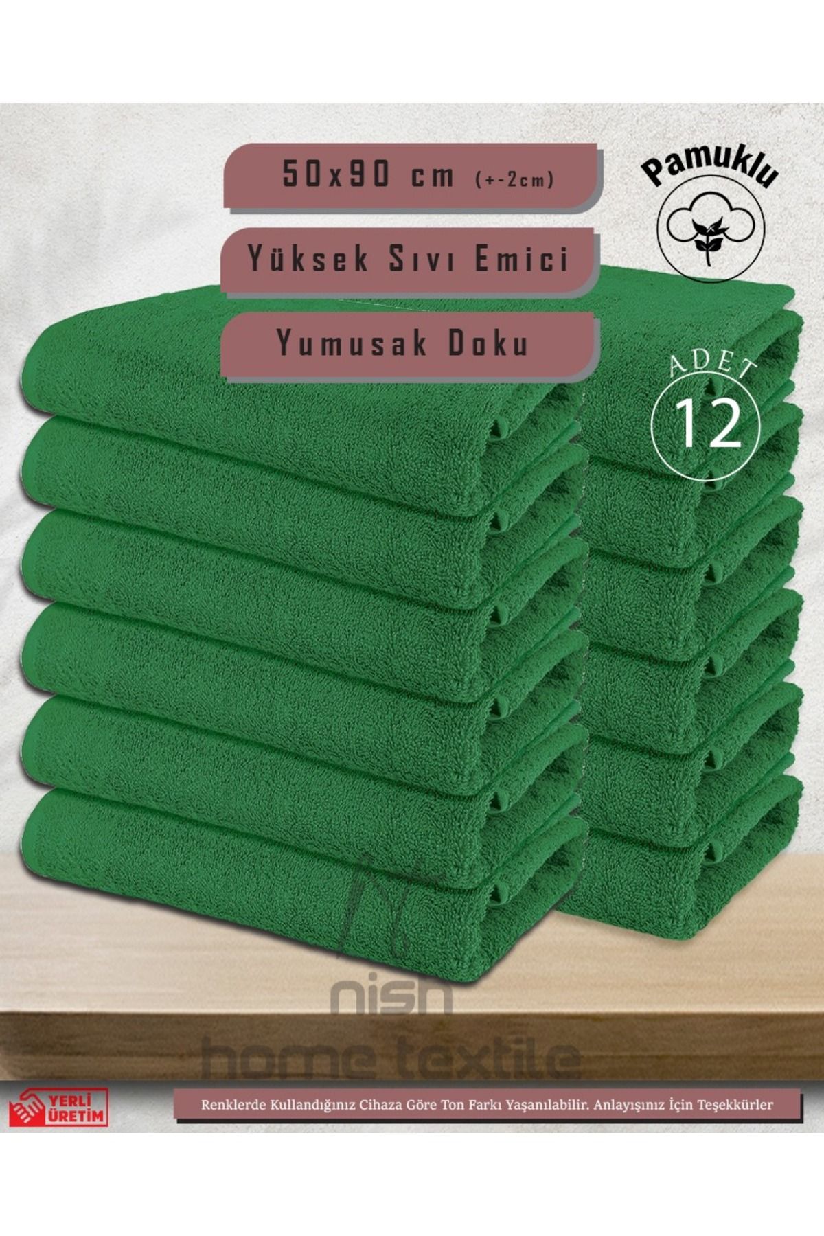 Neesh Set De 12 Prosoape Din Bumbac Pentru Frizer Și Coafură Destdore - Produs Pentru Sport Și Fitness 50x90 - One Size