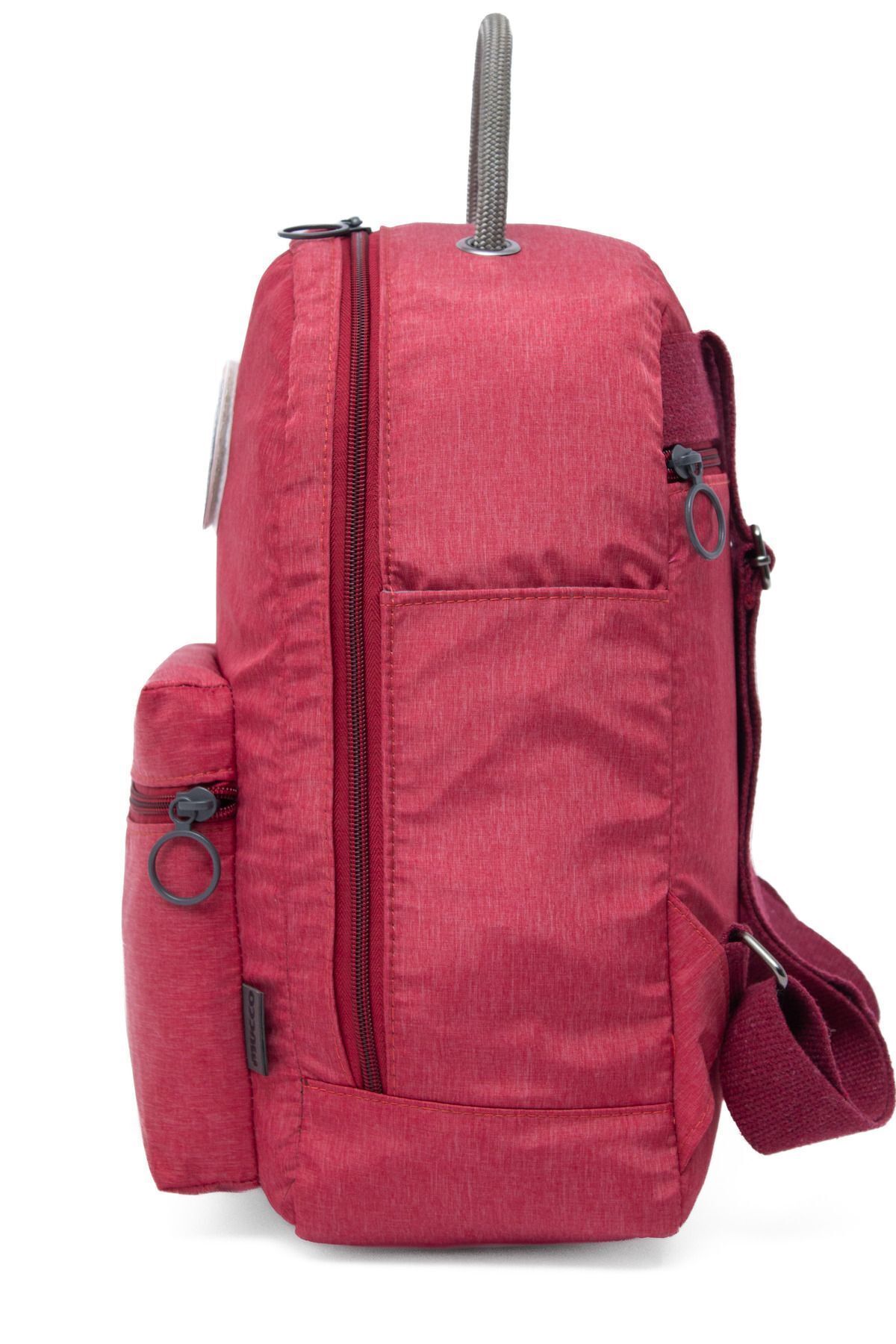 کوله پشتی زنانه قرمز MUCCO | MUCCO-32500 اورجینال - تصویر 7