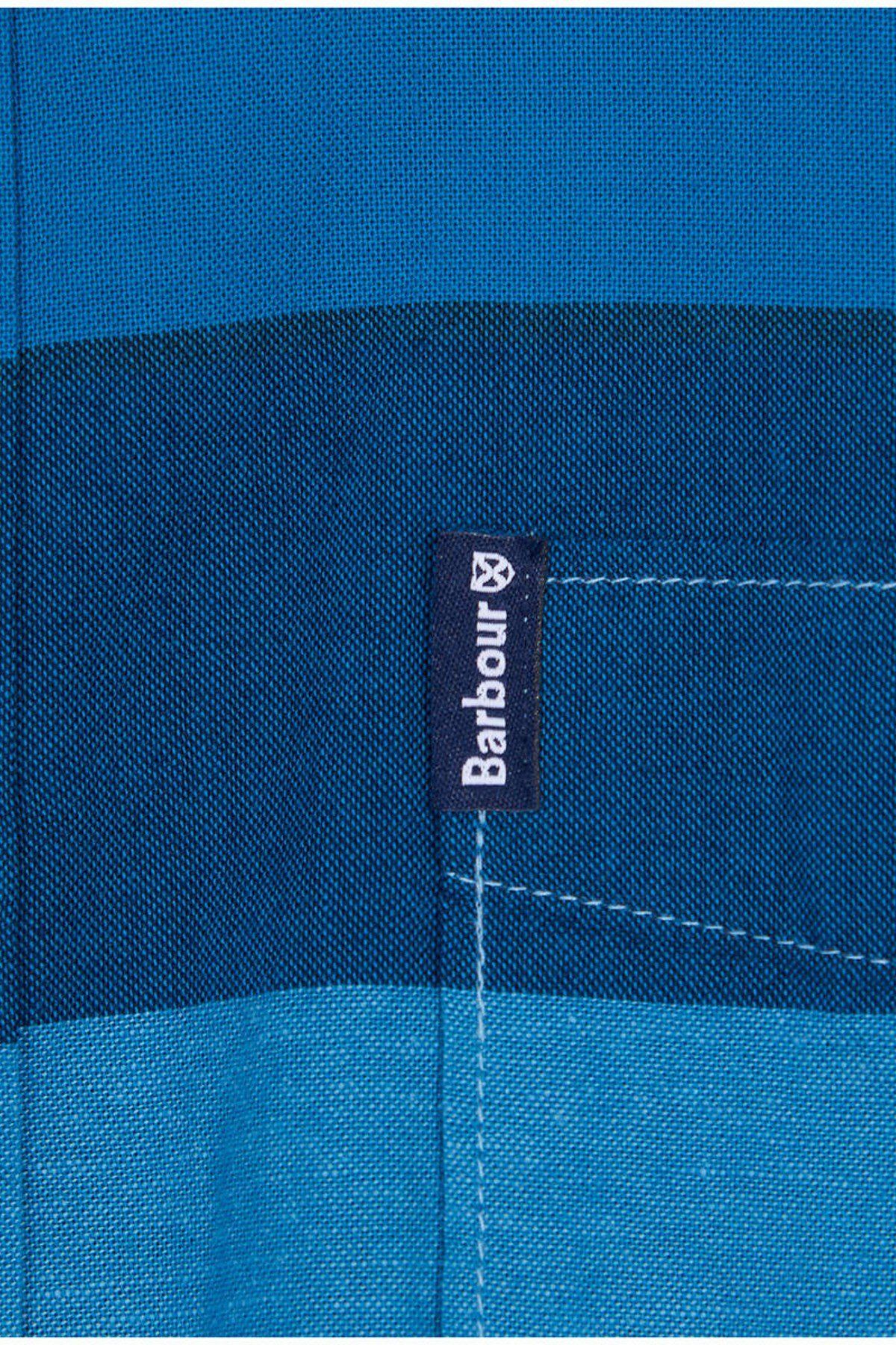 پیراهن / بلوز دکمه دار آبی مردانه داگلاس S AQ51 Aqua Barbour