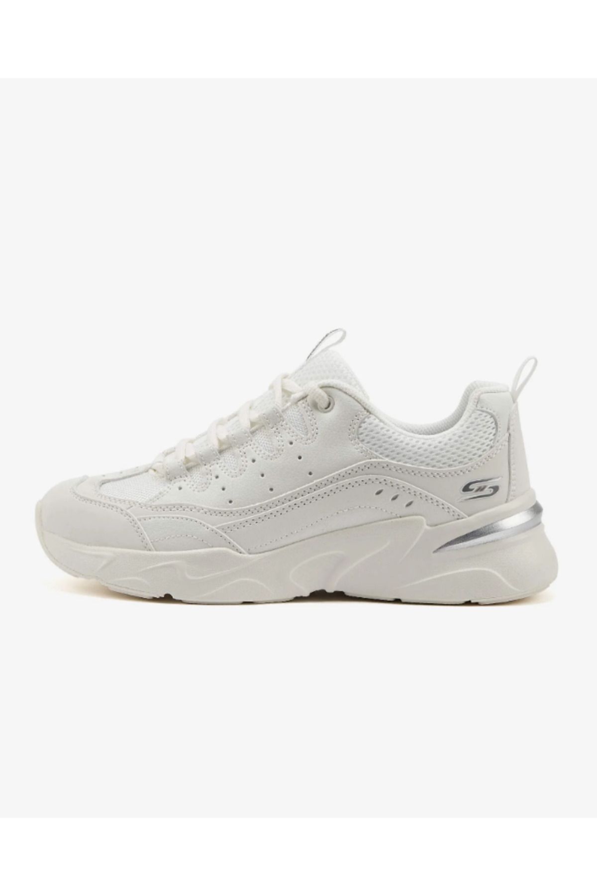 کفش پیاده روی سفید زنانه Bobs Bamina Star Strikez ورزشی 117355W OMPT Skechers