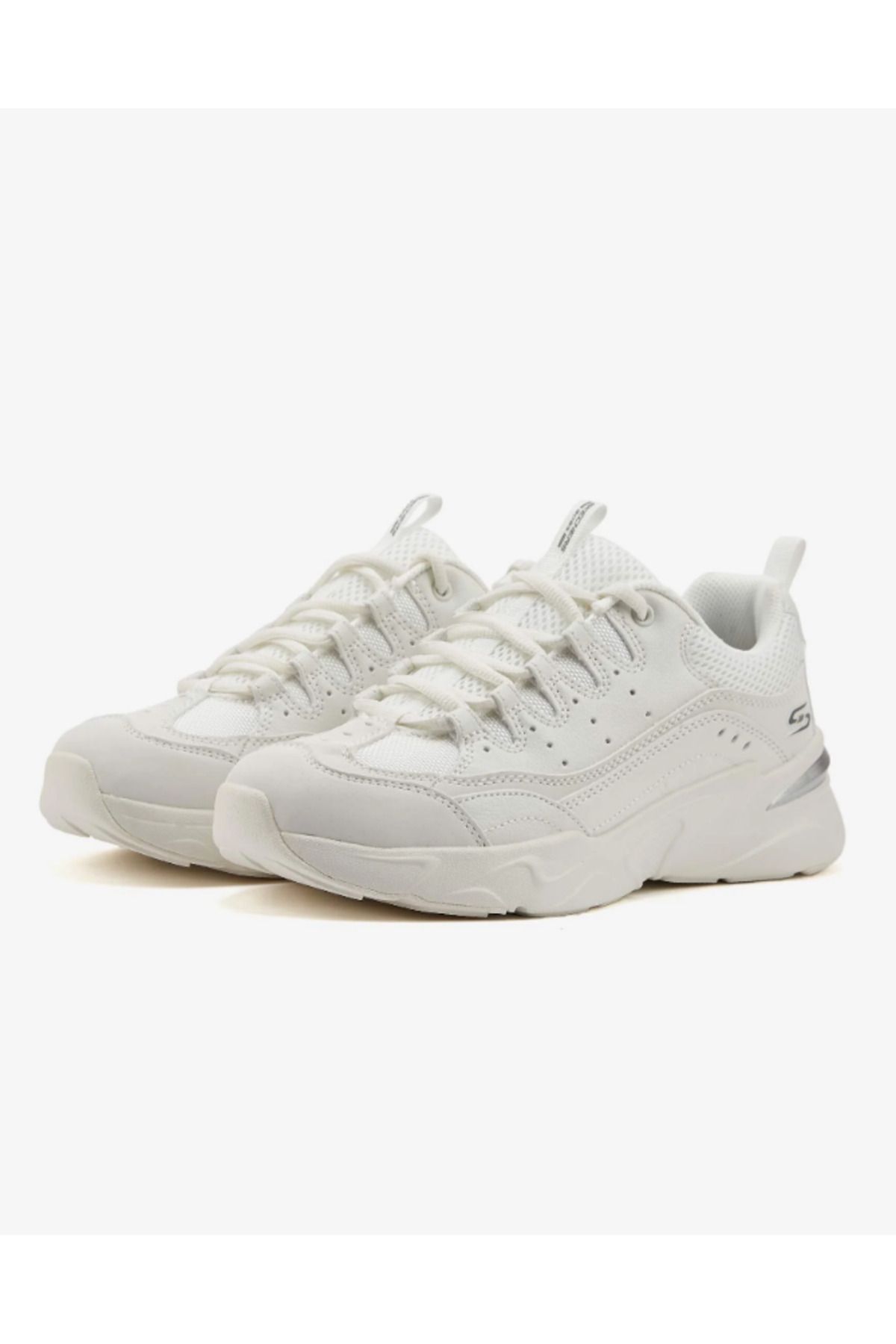 کفش پیاده روی سفید زنانه Bobs Bamina Star Strikez ورزشی 117355W OMPT Skechers