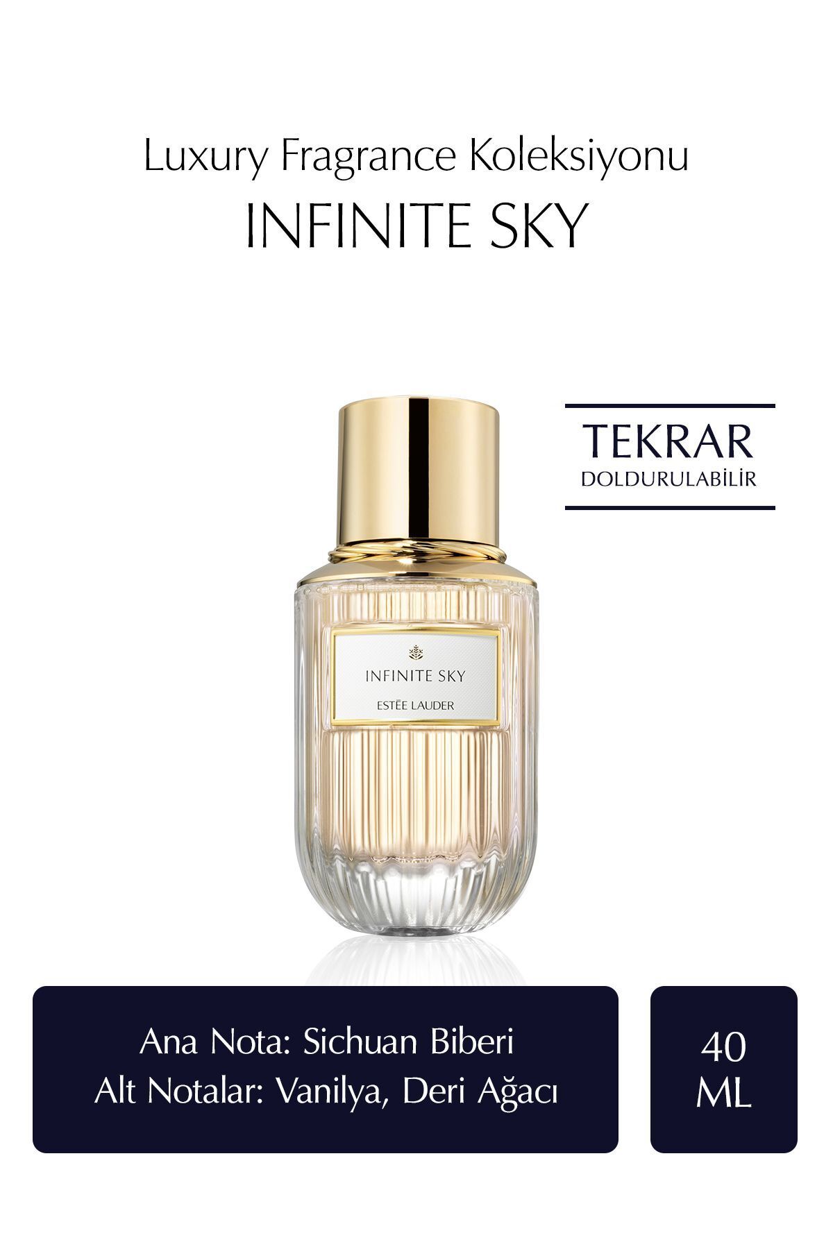 عطر زنانه Infinite Sky EDP 40ml - مجموعه عطرهای لوکس (بطری قابل شارژ) Estee Lauder