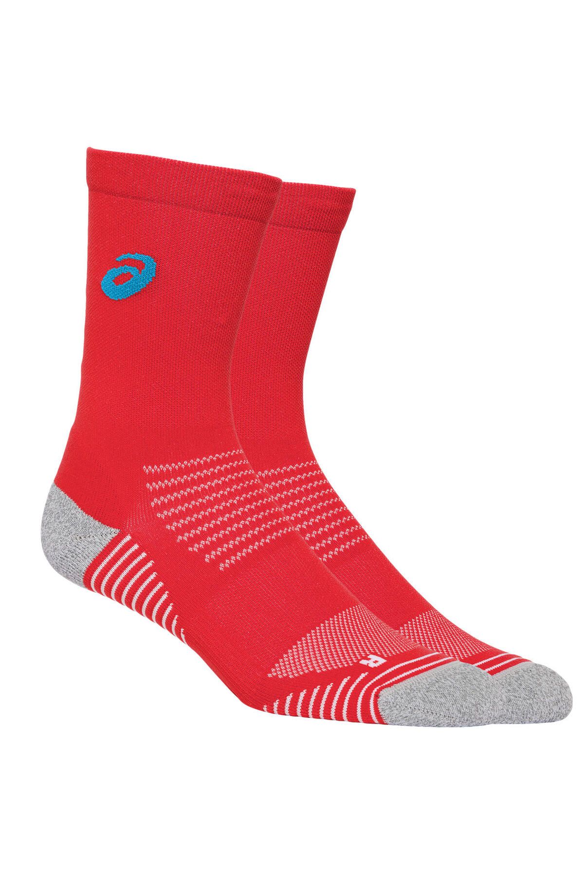 Носки Asics Marathon Run Crew Sock унисекс, красные носки 3013a880-700 3013A880-700