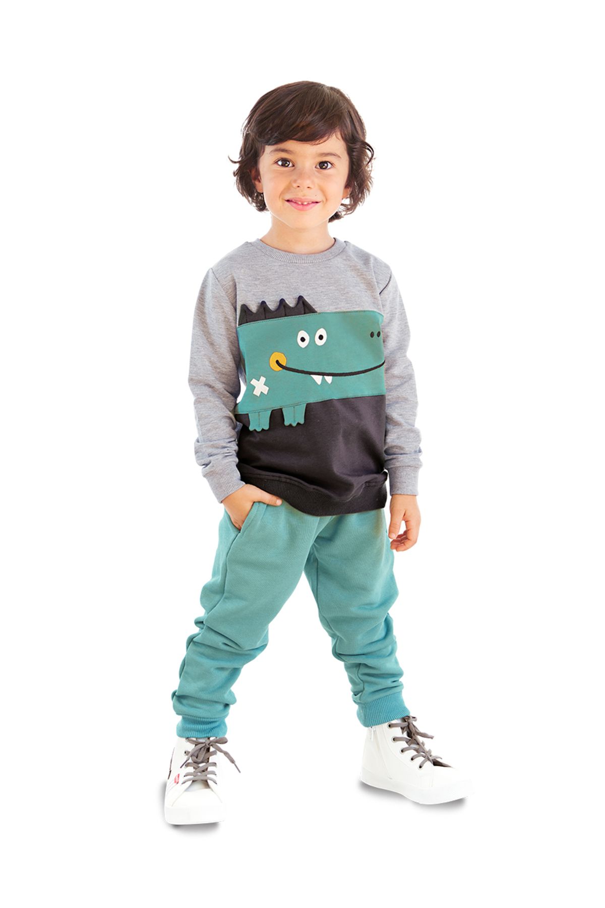 Спортивный костюм Denokids Smiling Croco Boy CFF-23K1-019