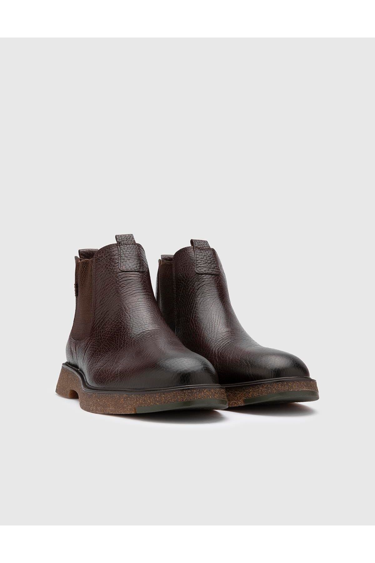 İlvi Emery Мужские коричневые ботинки из натуральной кожи Emery-16971.1001