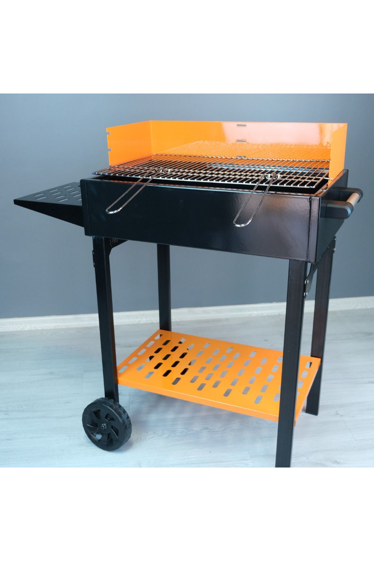 Easy Bahçe Mangal Oranj Ayaklı Lüx Mangal (mahçe Kademeli Lüx ) 2