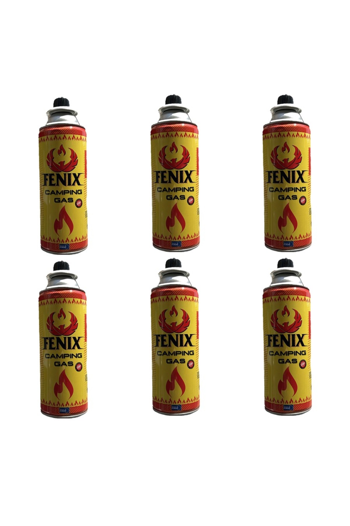 CAMPING TIME 6 Li Gaz Kartuşu Set Beşli Pürmüz Gazı 6 Adet 227 gr Kamp Gazı Kartuş Seti Büran Propan Kamp Gazı