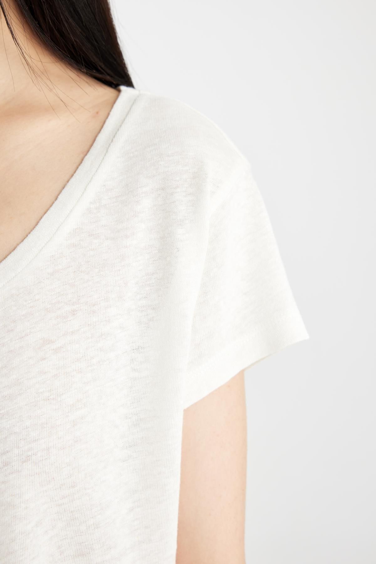 تی شرت زنانه دفاکتو | C8806AX24SM Defacto - Image 5