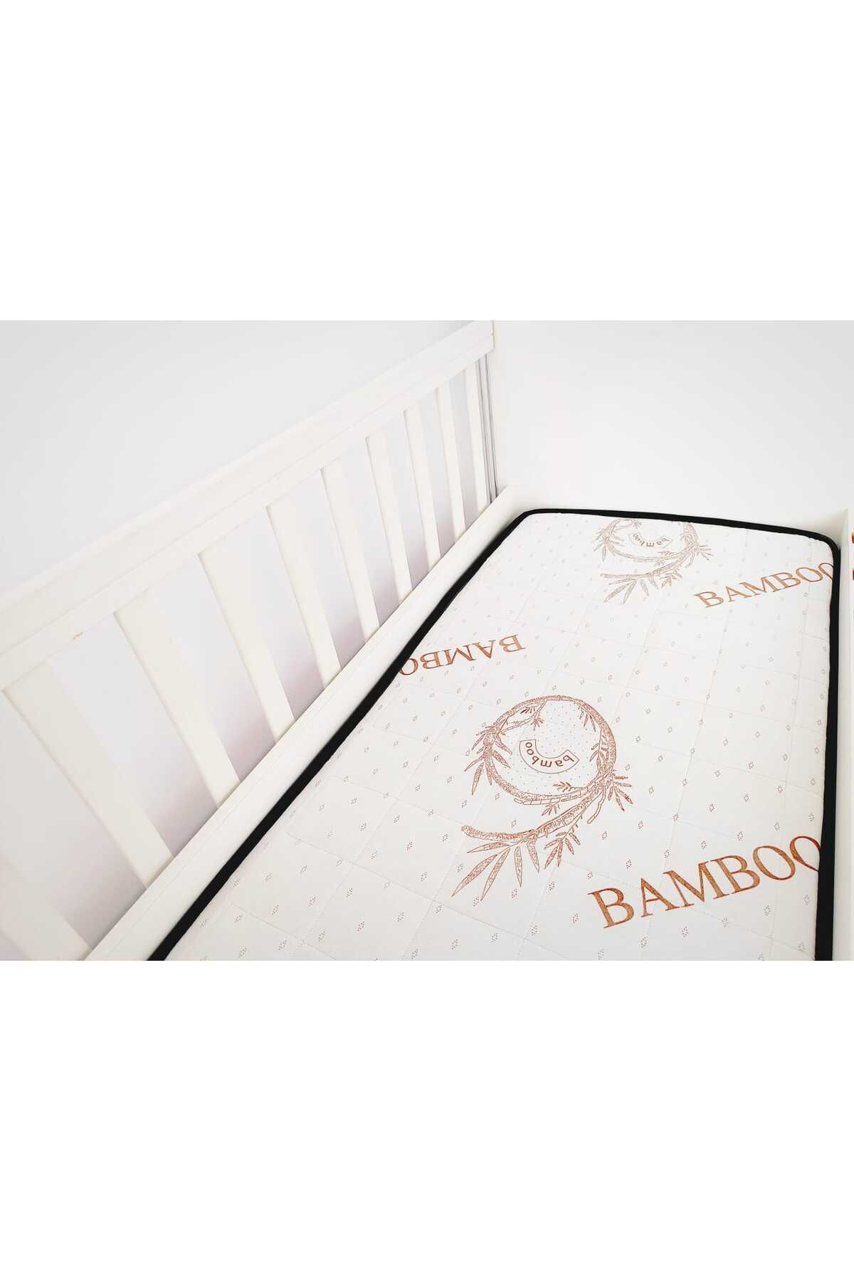 Bamboo ÇAĞRI BEBE KAPİTONELİ 70x120x10 SOFT BAMBOO BEBEK YATAĞI BMB-009 fotoğrafı 4 (önizleme)