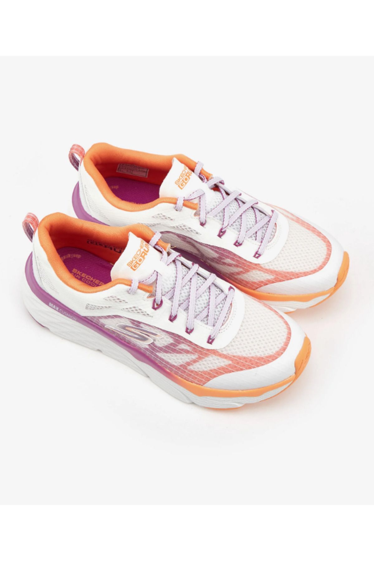 کفش پیاده روی بنفش زنانه Max Cushioning Elite حتی های ورزشی رشته ای 128261 wor Skechers