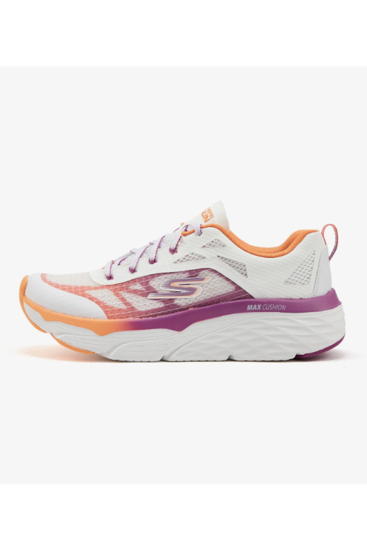 کفش پیاده روی بنفش زنانه Max Cushioning Elite حتی های ورزشی رشته ای 128261 wor Skechers