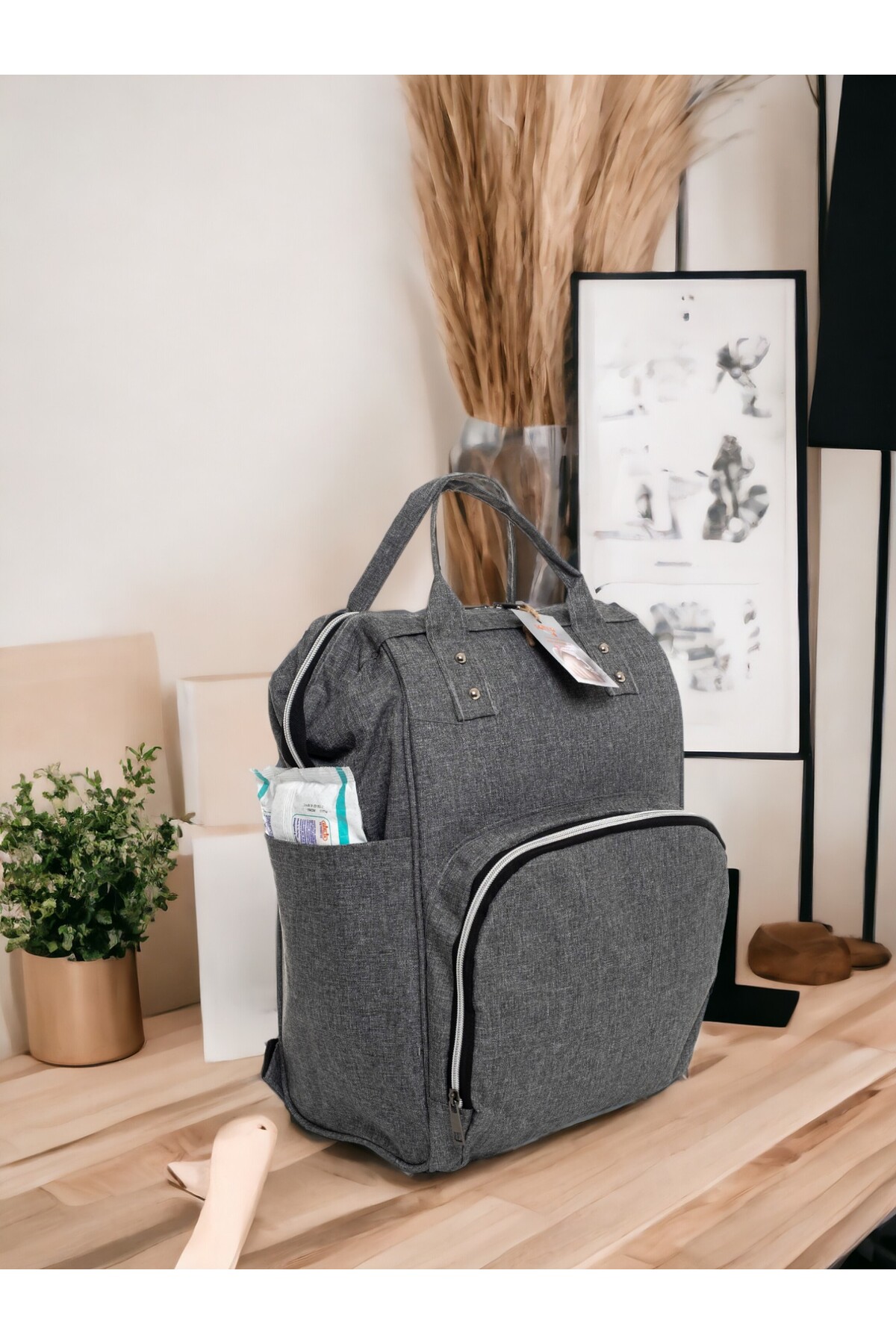 sahra bebek 2'li Doğum Seti (LEKE TUTMAZ,SU GEÇİRMEZ TERMAL BEBEK BAKIM ÇANTASI VE %100 PAMUK HASTANE ÇIKIŞI) fotoğrafı 7 (önizleme)