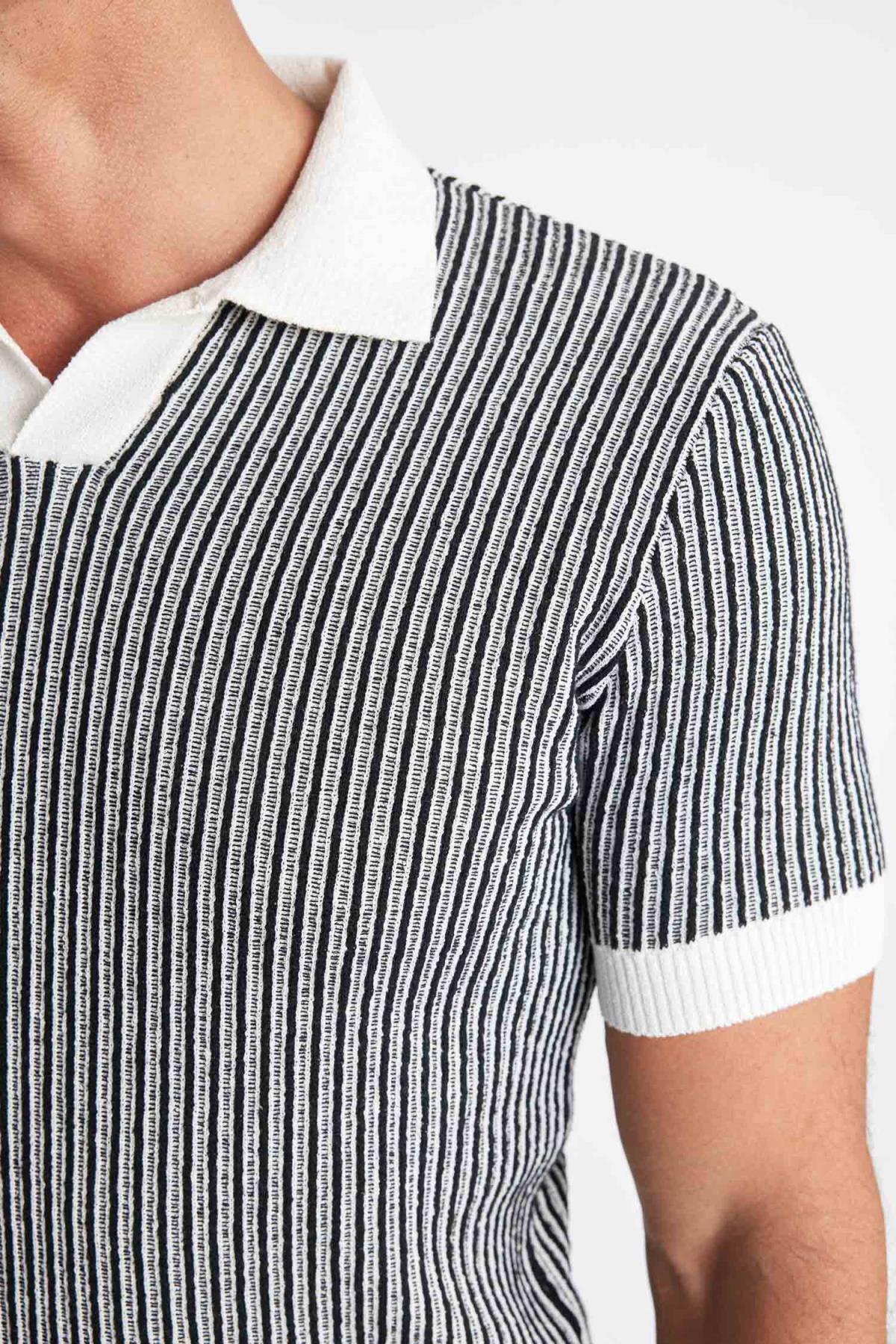 پولوشرت مردانه دفاکتو | C9321AX24SM Defacto - Image 5