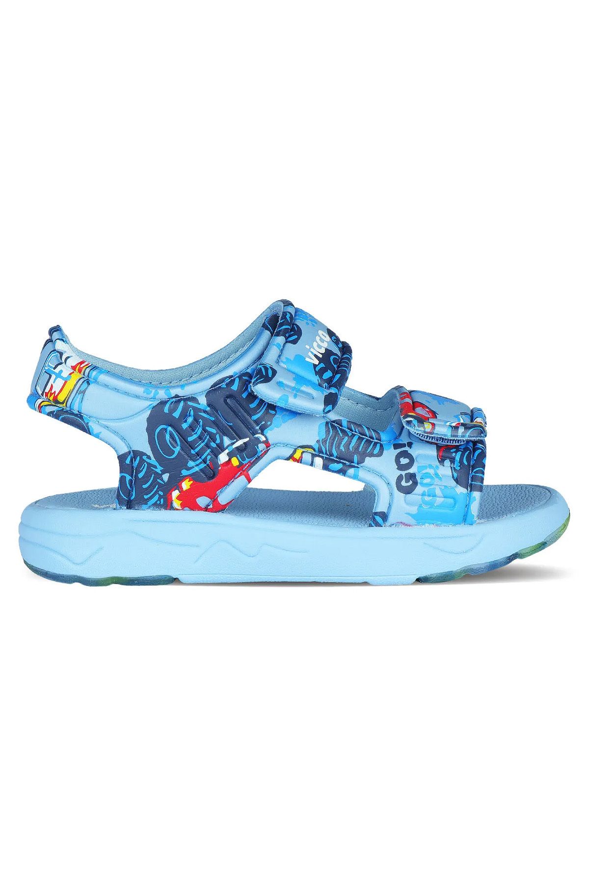صندل آبی پسرانه و بچگانه Sandal Boy مبتنی بر نور Vital 321.24y.228 Vicco