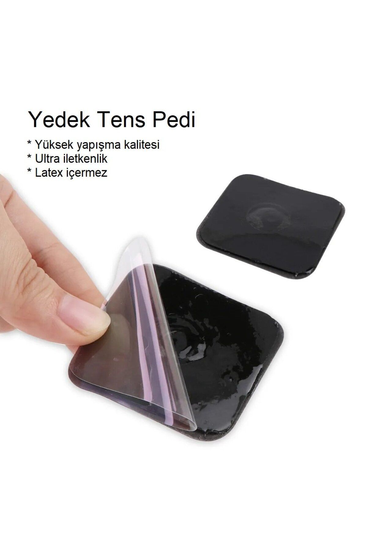 5x5 Çıtçıtlı Kare Tens Pedi 20 Adet 4
