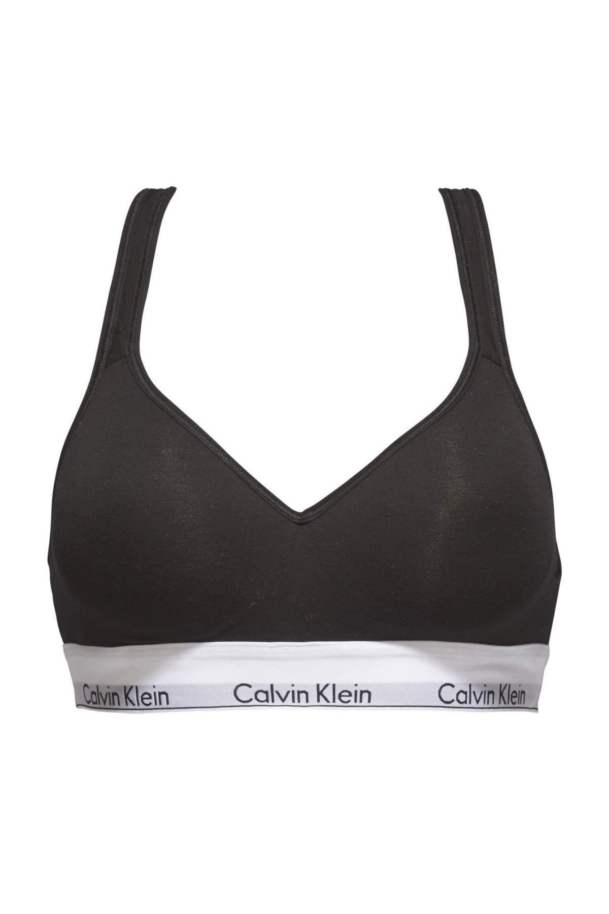 Черный женский спортивный бюстгальтер Calvin Klein 000qf1654e001-черный 200278