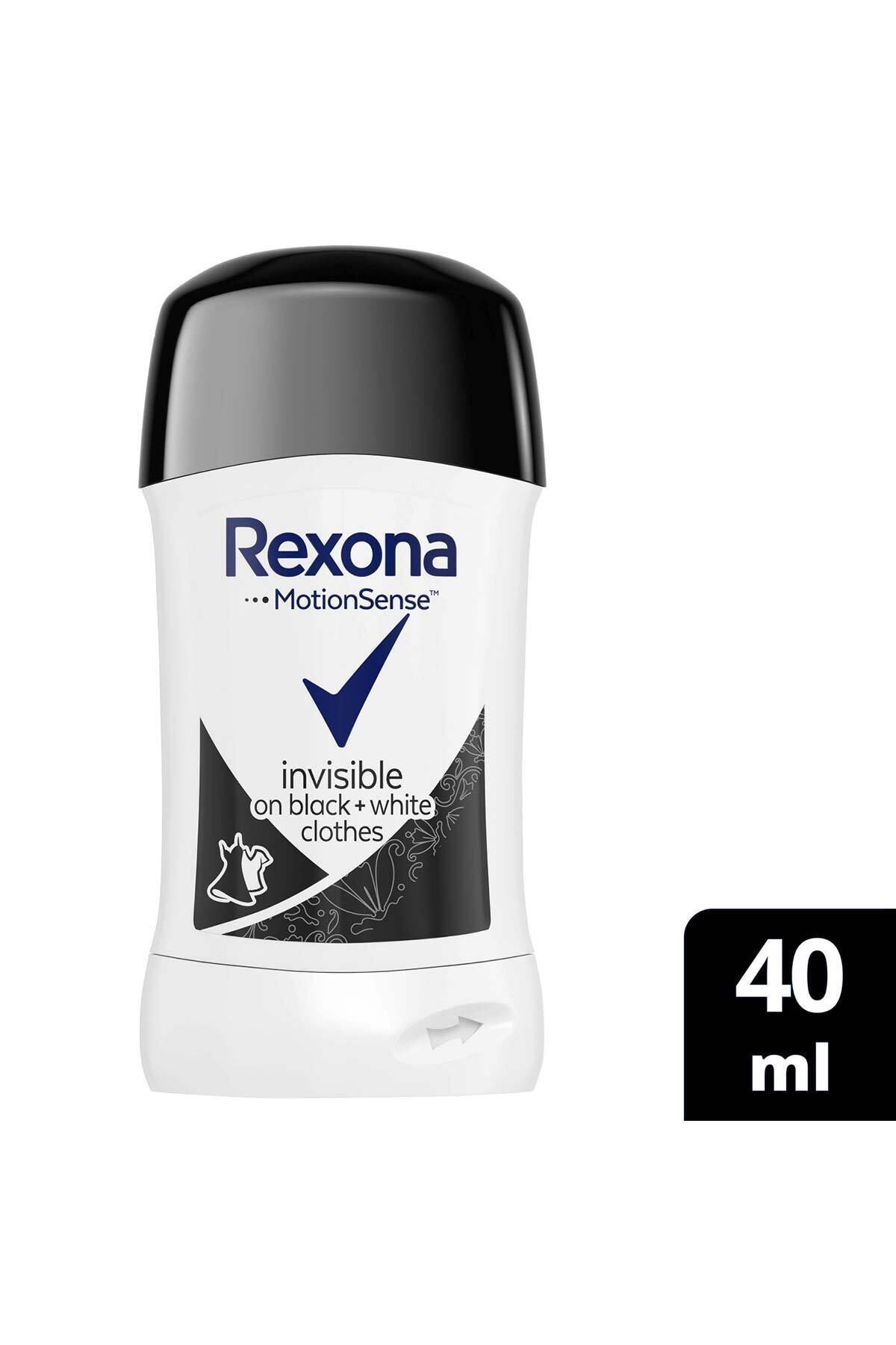 Rexona Motionsense Женский дезодорант-стик, невидимый на черно-белой одежде, 40 мл SET.UNİ.6535