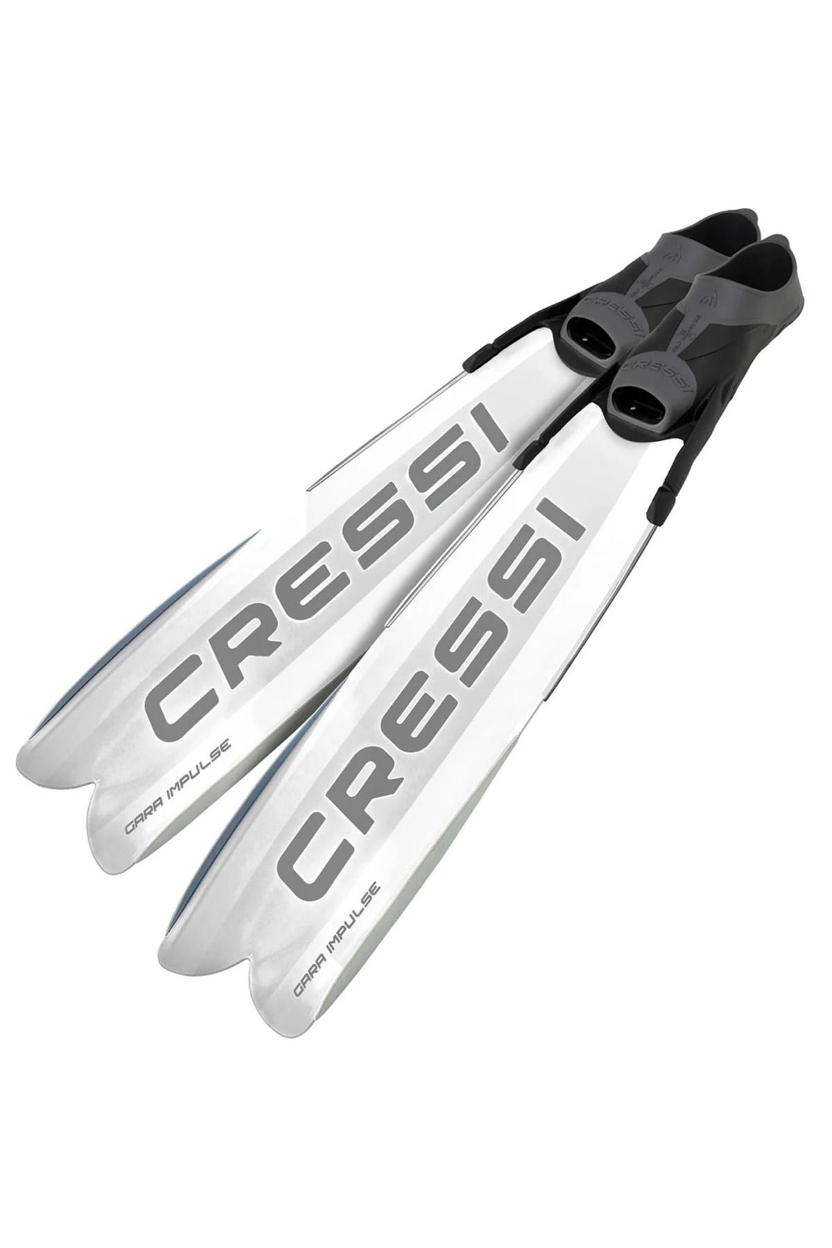 Cressi-Gara Turbo Impulse White Diving Pallet - 46-47 1