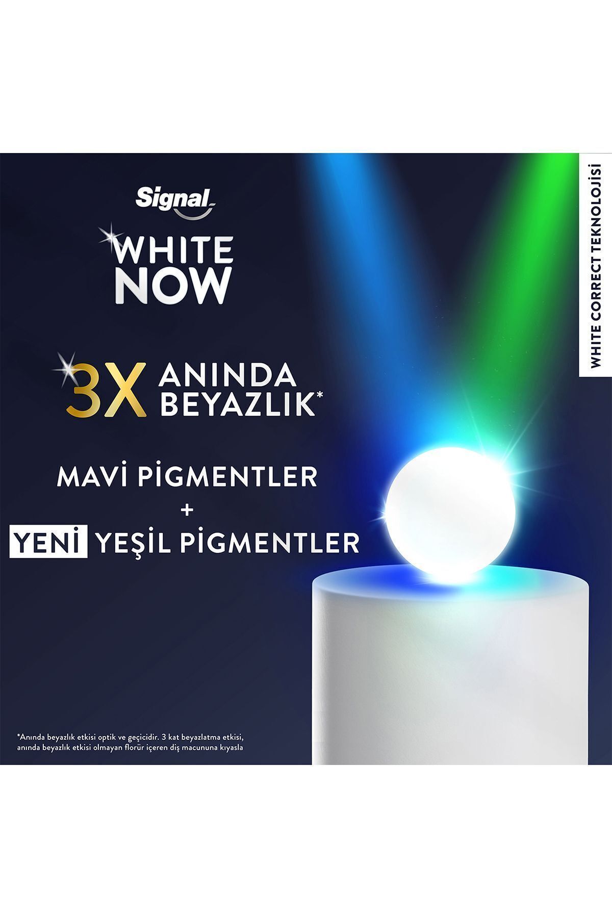 Signal-Toothpaste White Now Gold Instant 3 Layers Whiteness 75 ml X5 5