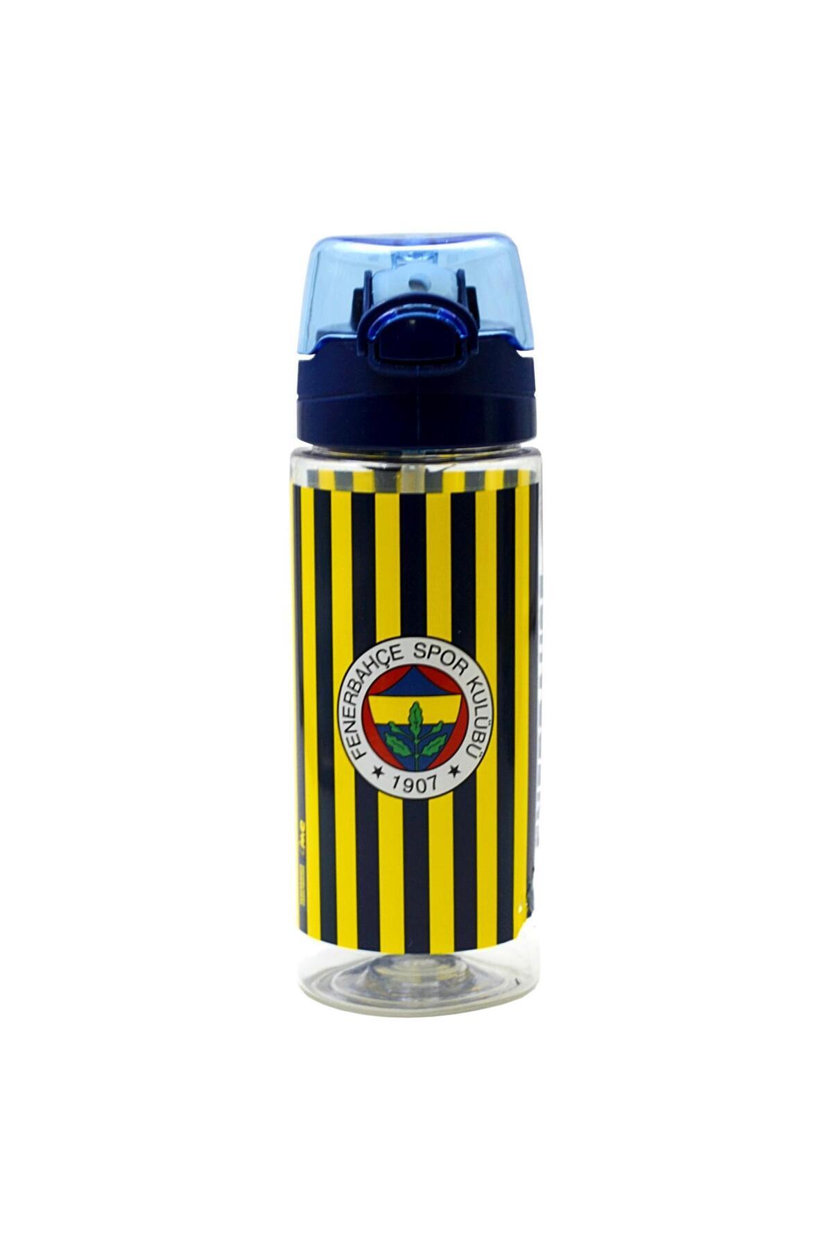 Fenerbahçe Çubuk Desenli Plastik Matara 500 ml Lacivert (24791)
