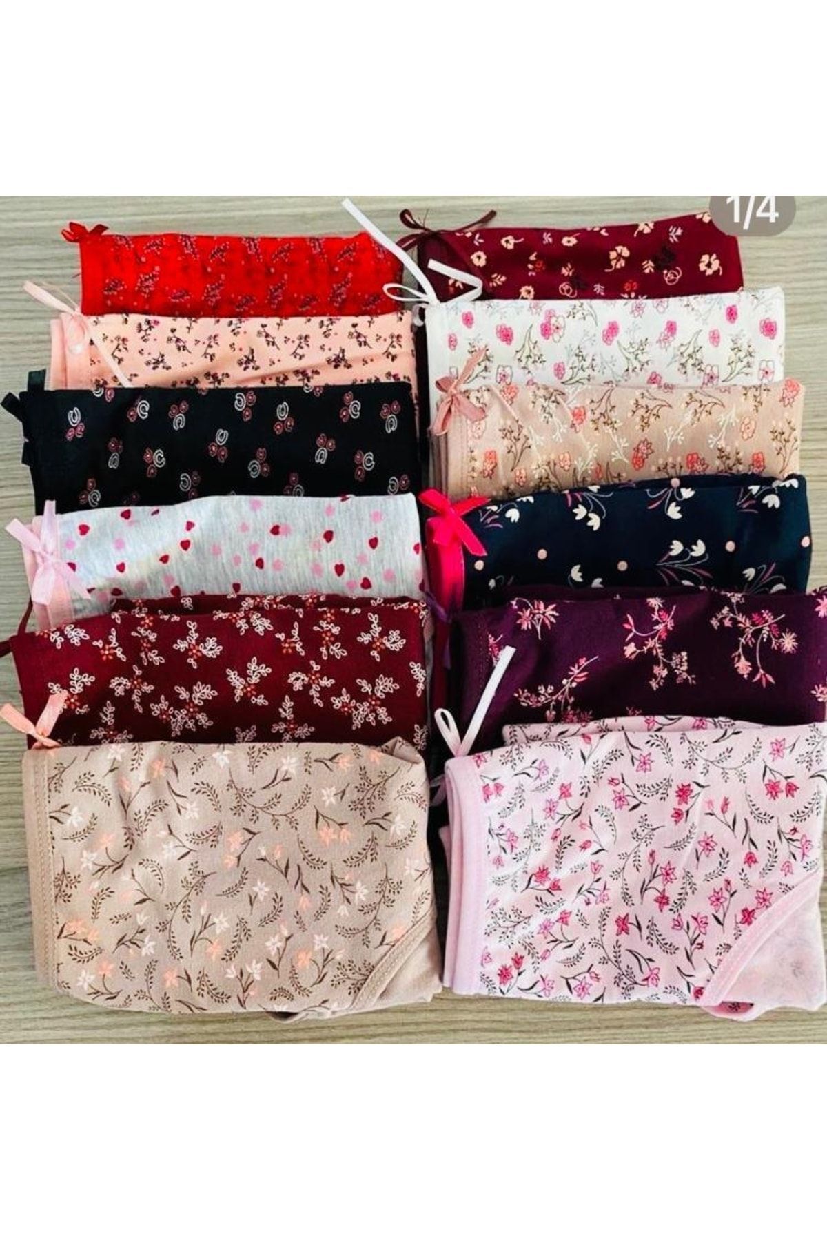 DONLİZZA-Bato Folding Elastic Panties 6 Pieces 3