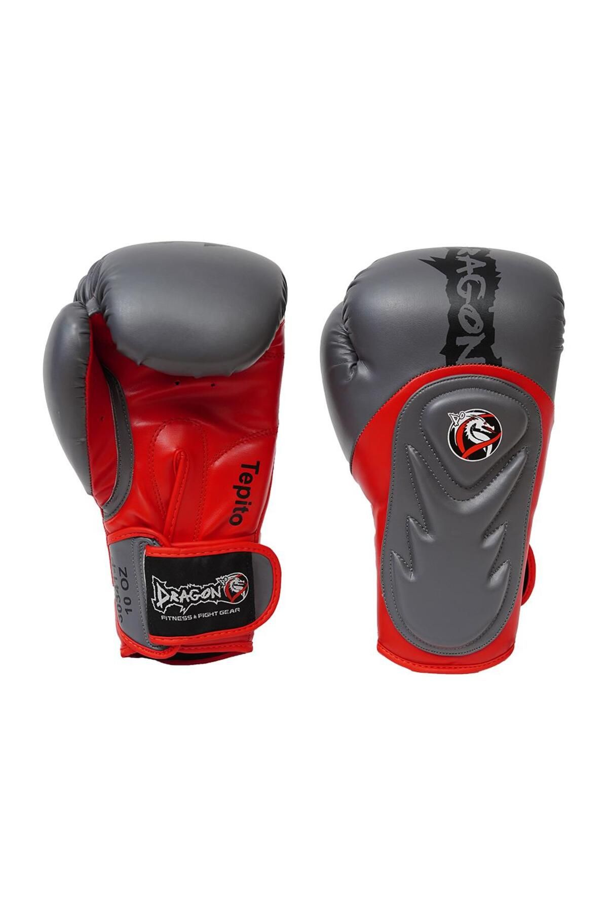 دستکش بوکس قرمز مردانه و زنانه 30341 P Tepito Boxing Glove Muay Thai 2024 سری جدید 0424 Dragondo