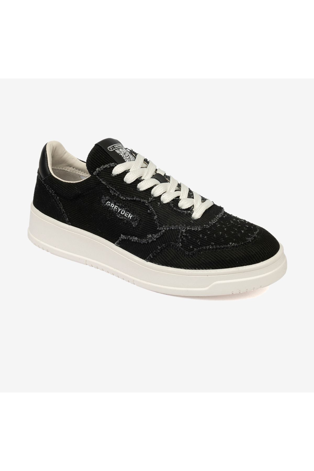 کفش کتانی مشکی زنانه چرم اصل 4y2sa33340 Greyder