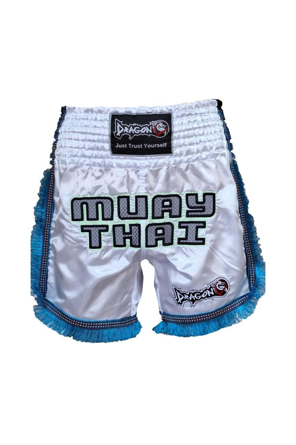 Dragondo MT3020 Muay Thai Apache Şort Püsküllü Şort Püsküllü Muay Thai Şort
