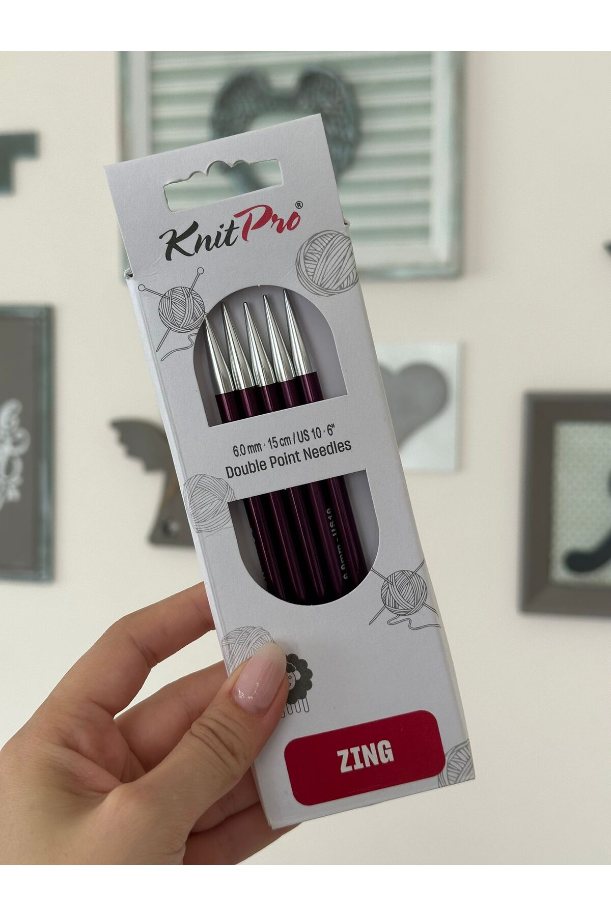 KnitPro SmartStix 4mm x 40cm - Ferro Circolare con Righello Integrato