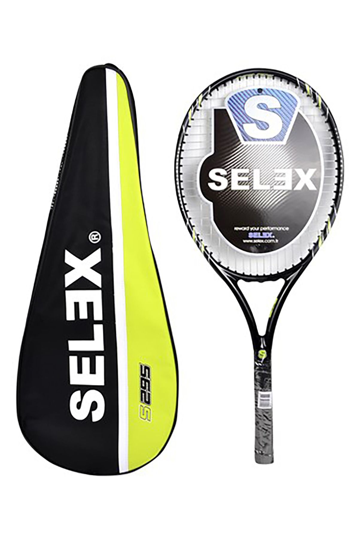 راکت تنیس چند رنگ 27 S295 یک قطعه کورت کانتالی SELEX