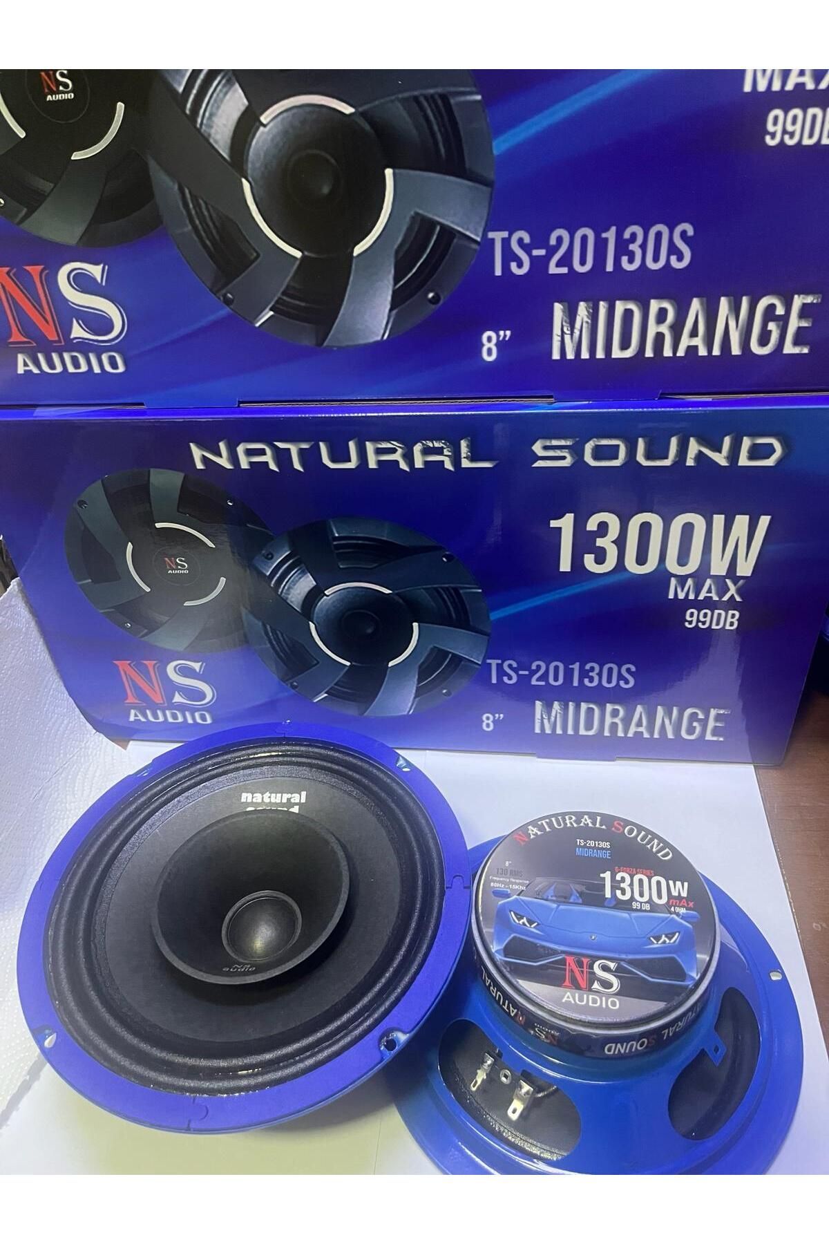 Natural Sound NS AUDİO 20cm Midrange Hoparlör Kapaklı 1300w mAx