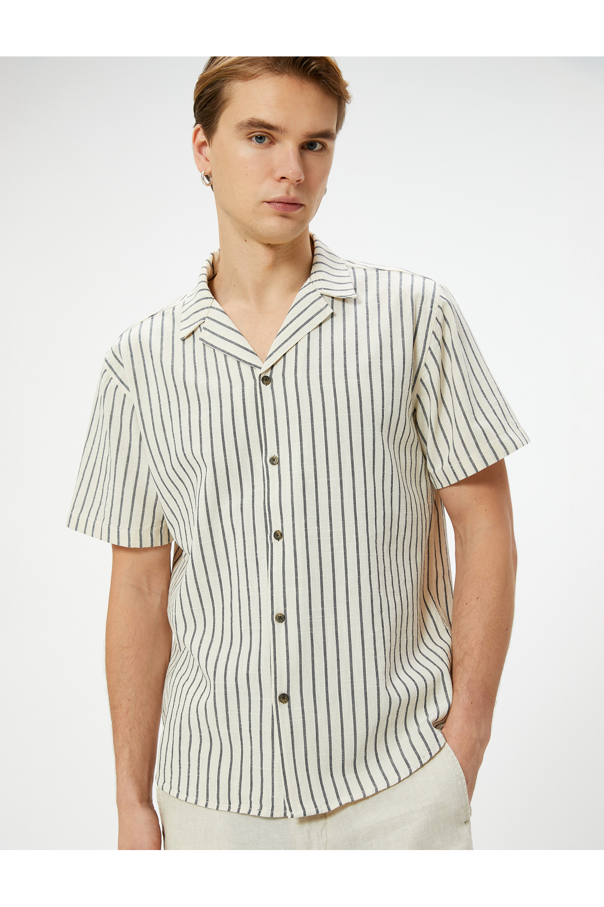 پیراهن مردانه کوتون | 4SAM60057HW Koton - Image 2