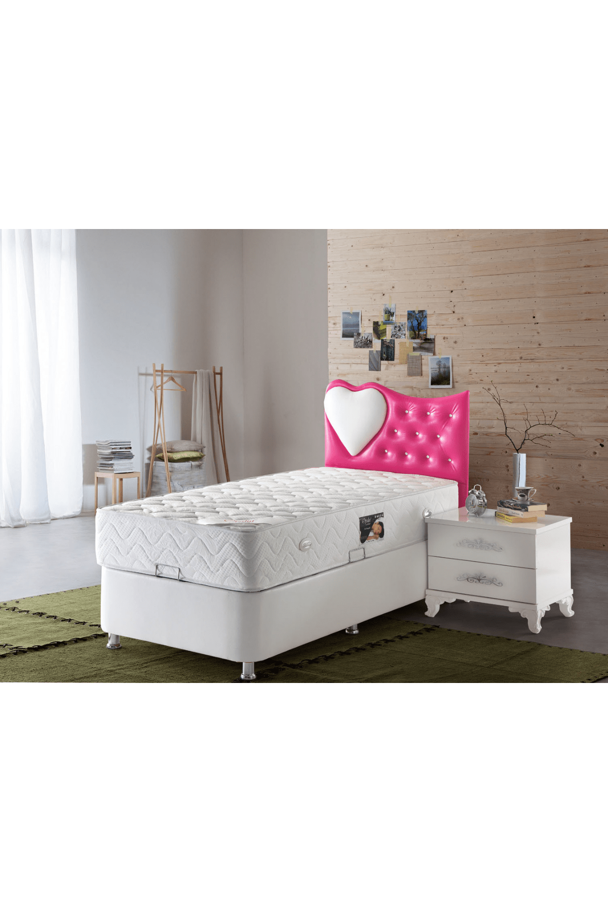 Opalin Cotton  Kumaş Ortopedik Yaylı Yatak Lüx Ortopedik Yaylı Yatak 70x200 Cm Yaylı Yatak