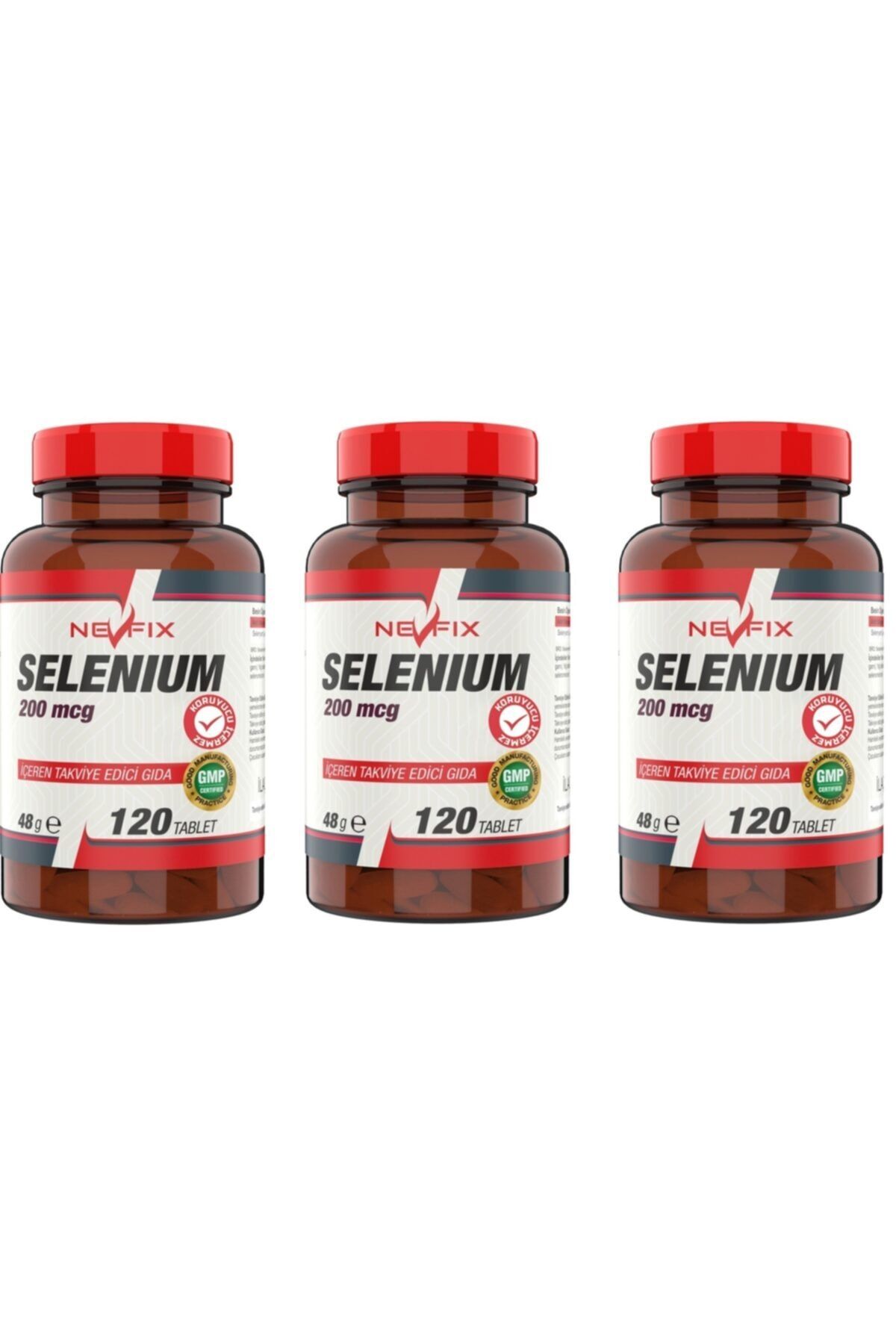 Nevfix-Selenium Selenium 200 Mcg 120 Tablets X 3 Boxes 1