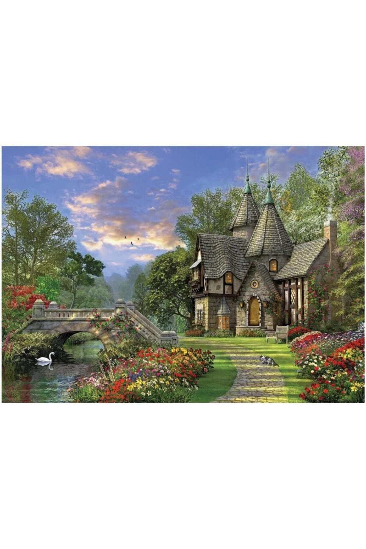 پازل بازی های KS 1000 قطعه Old Waterway Cottage 11355 Ks Games