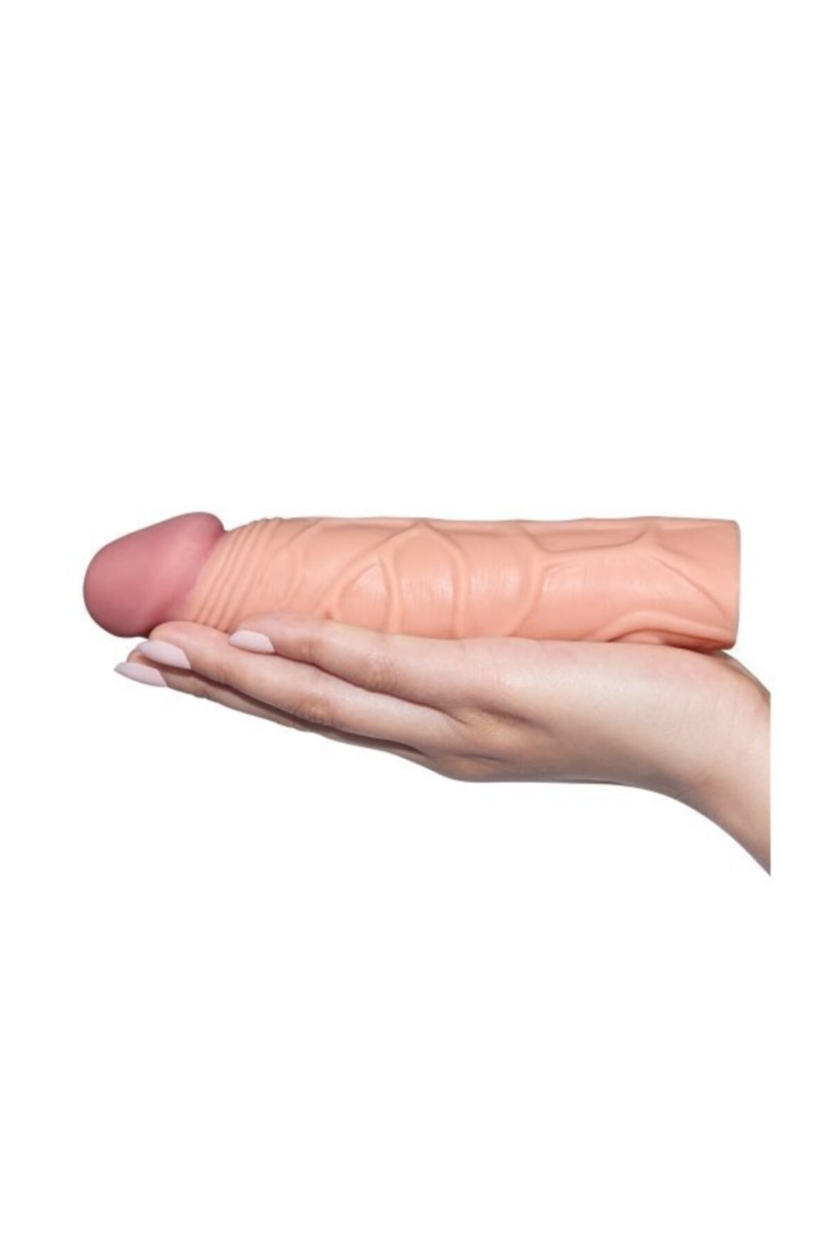 Et Dokusunda Esnek Anında 3 cm Uzatmalı Penis Kılıfı 3
