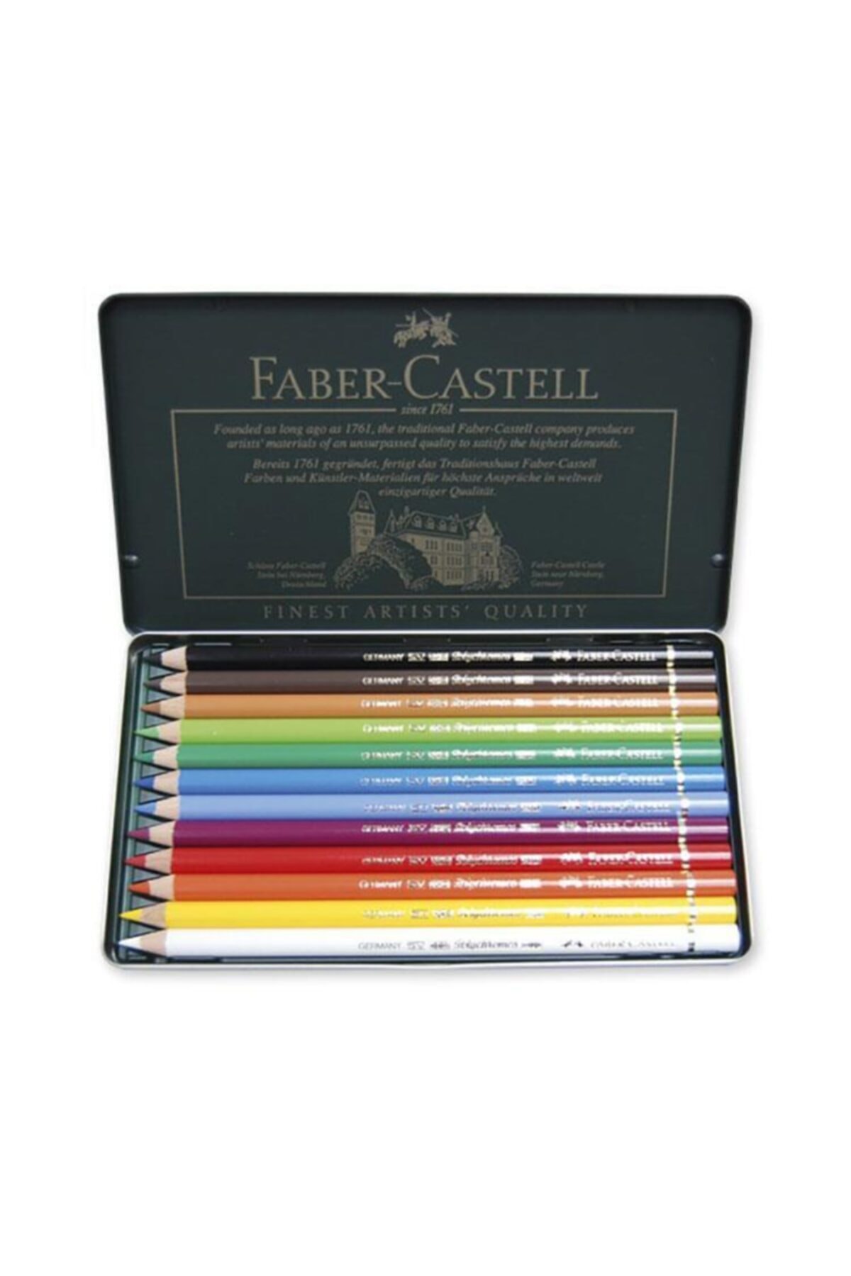Faber Castell Polychromos 12 Renk Boya Kalemi