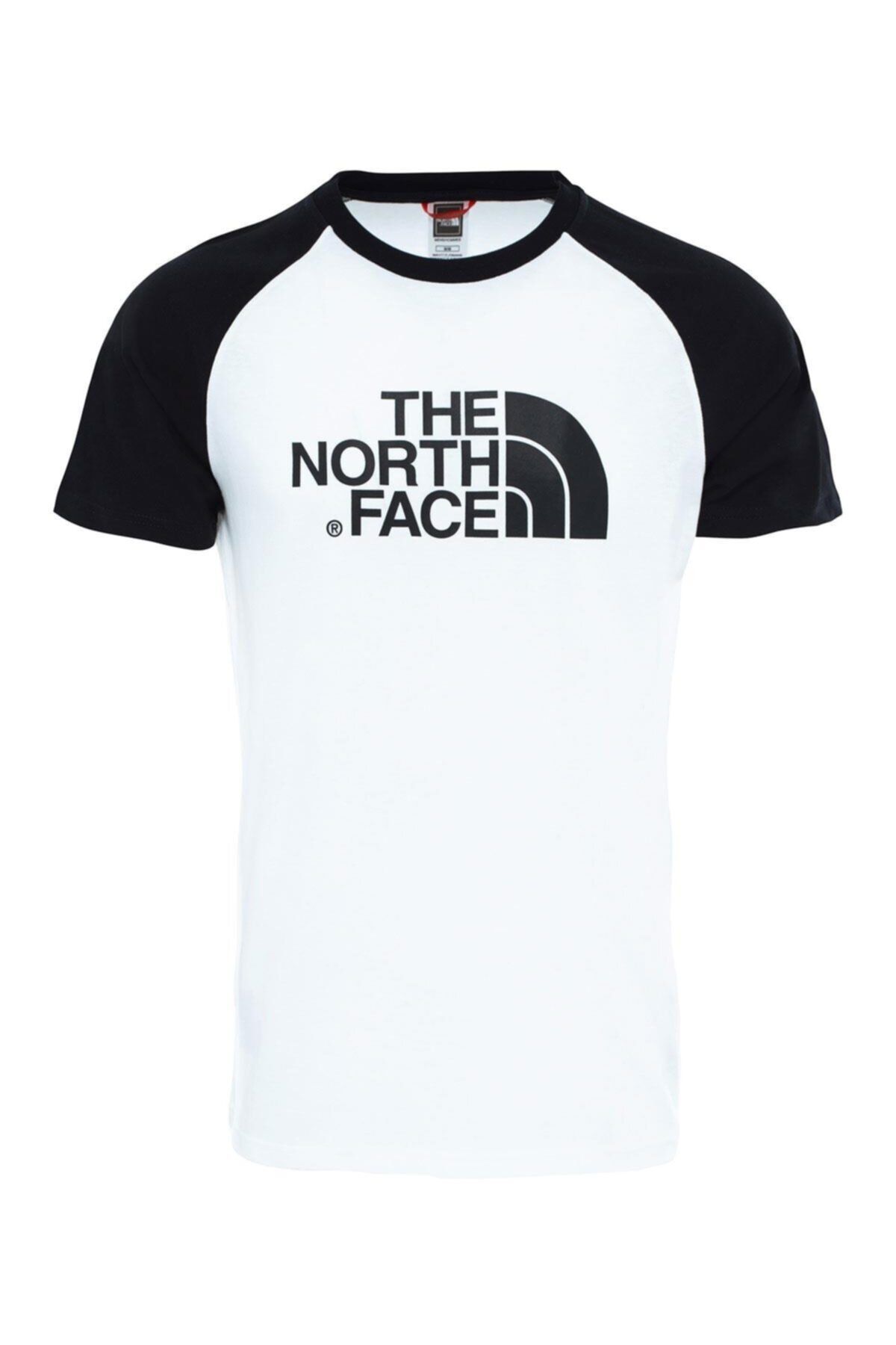 تی شرت مردانه یقه گرد سفید نورث فیس North Face (برند آمریکا)