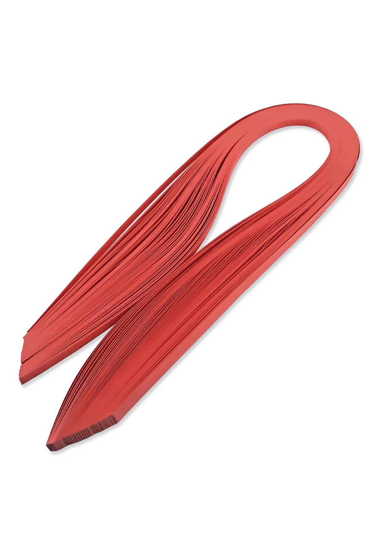 quilling Kırmızı Renk Telkari Kağıdı 5mm, 100'lü Paket