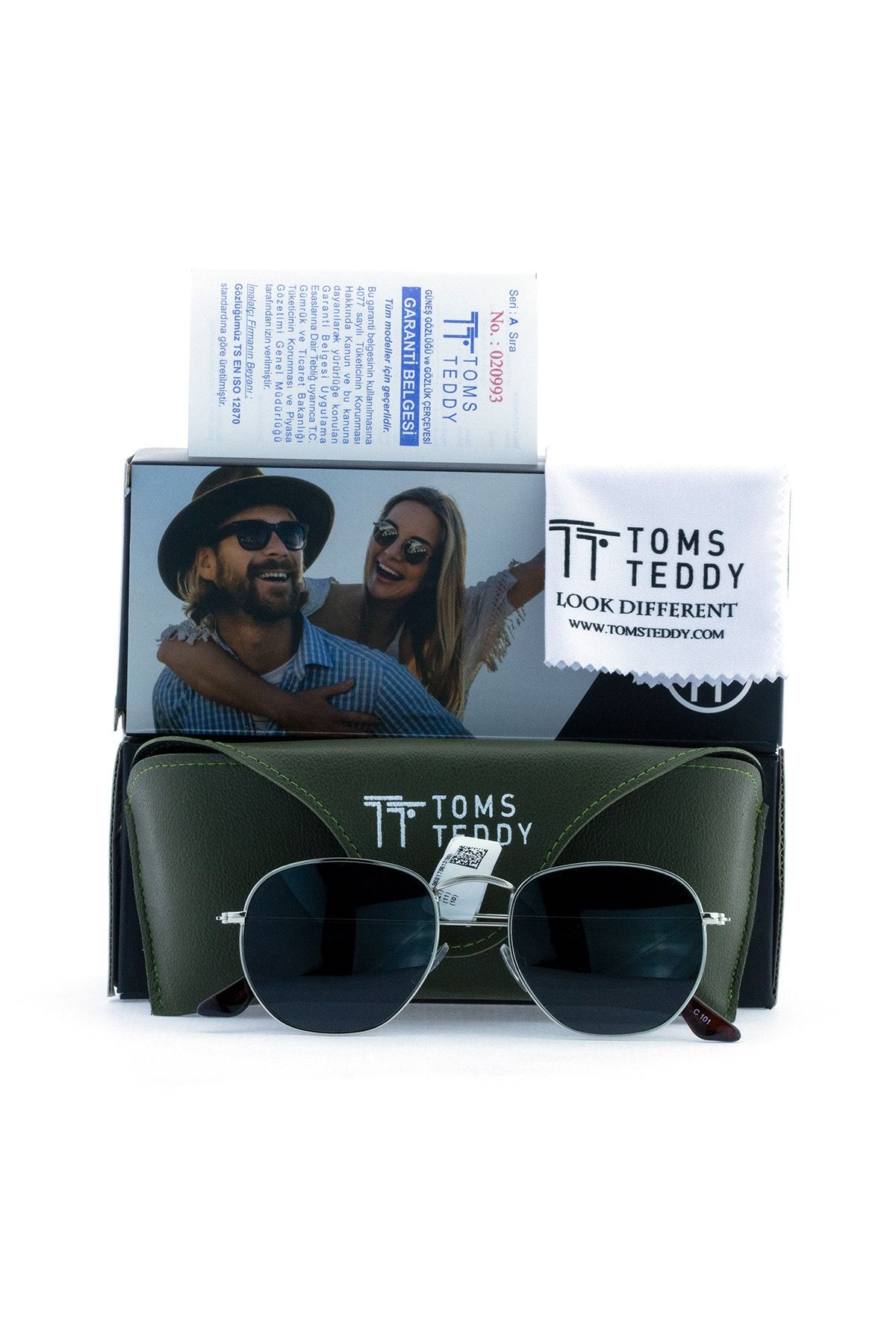 Toms Teddy-نظارات شمسية للجنسين 1005-C101 3