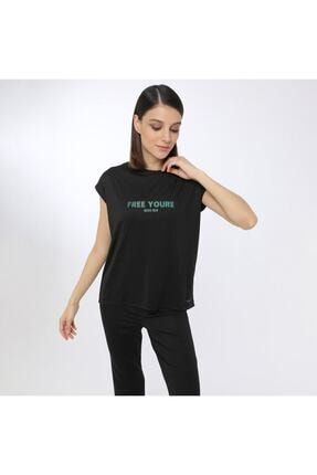 TINA MINIMAL T-SHIRT Siyah Kadın T-Shirt 100559879