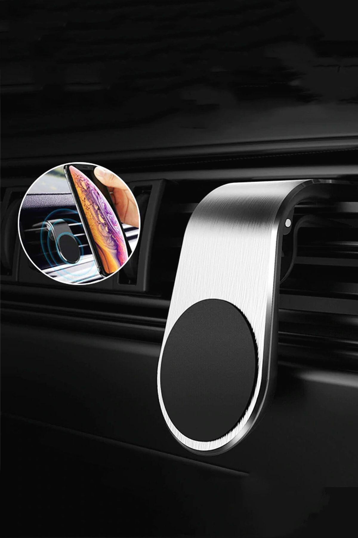 NOYİSKA-Car Magnetic Phone Holder Adjustable Magnetic Car Holder 8